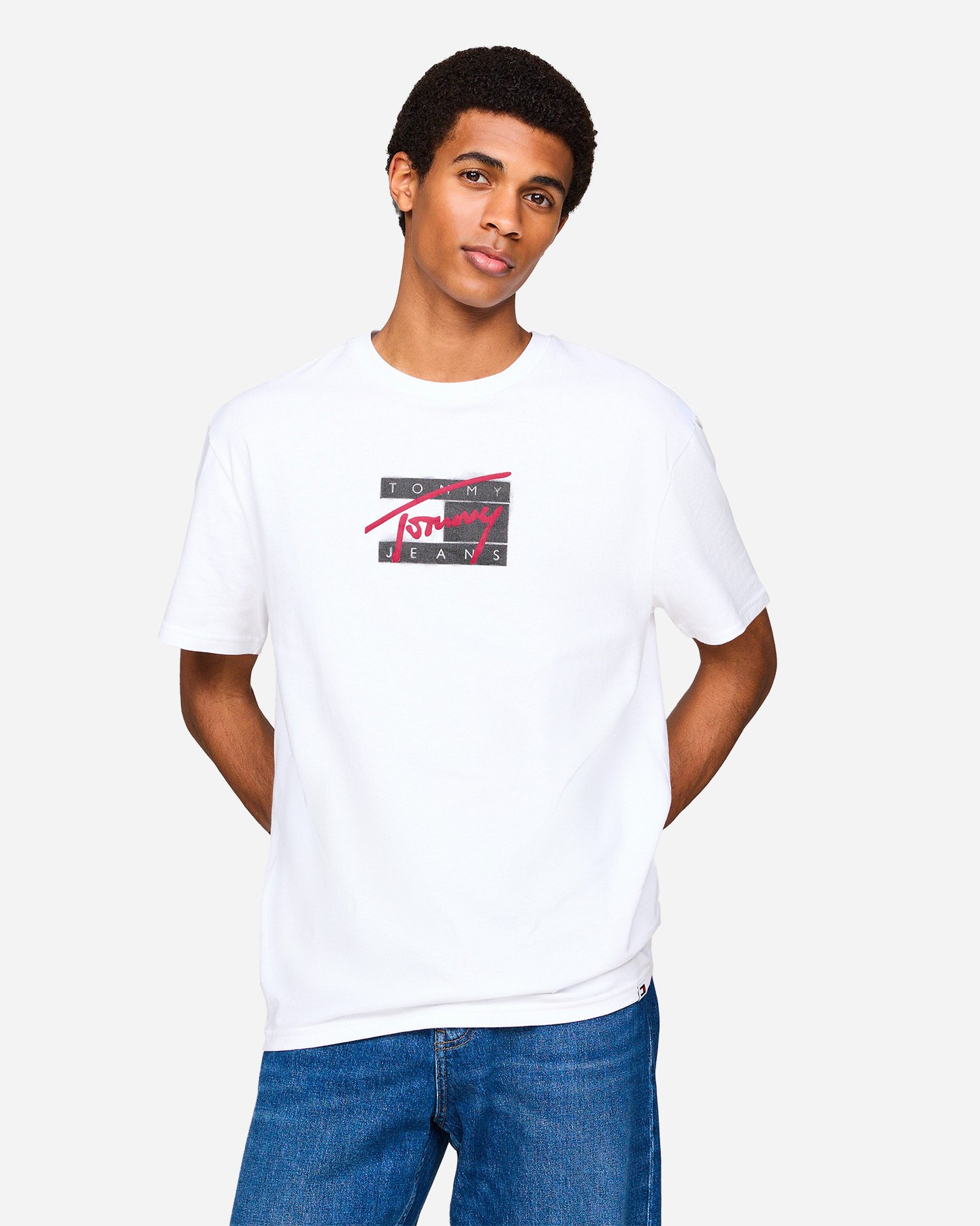 T-shirt TOMMY HILFIGER LOGO GRAFFITI M - Bianco - 1 | Cisalfa Sport