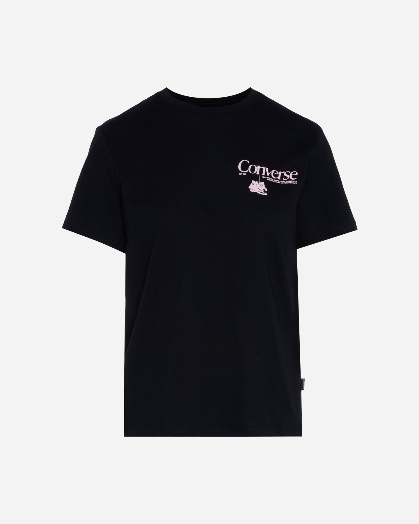 T-shirt CONVERSE LOGO BACK SHOES W - Nero - 0 | Cisalfa Sport