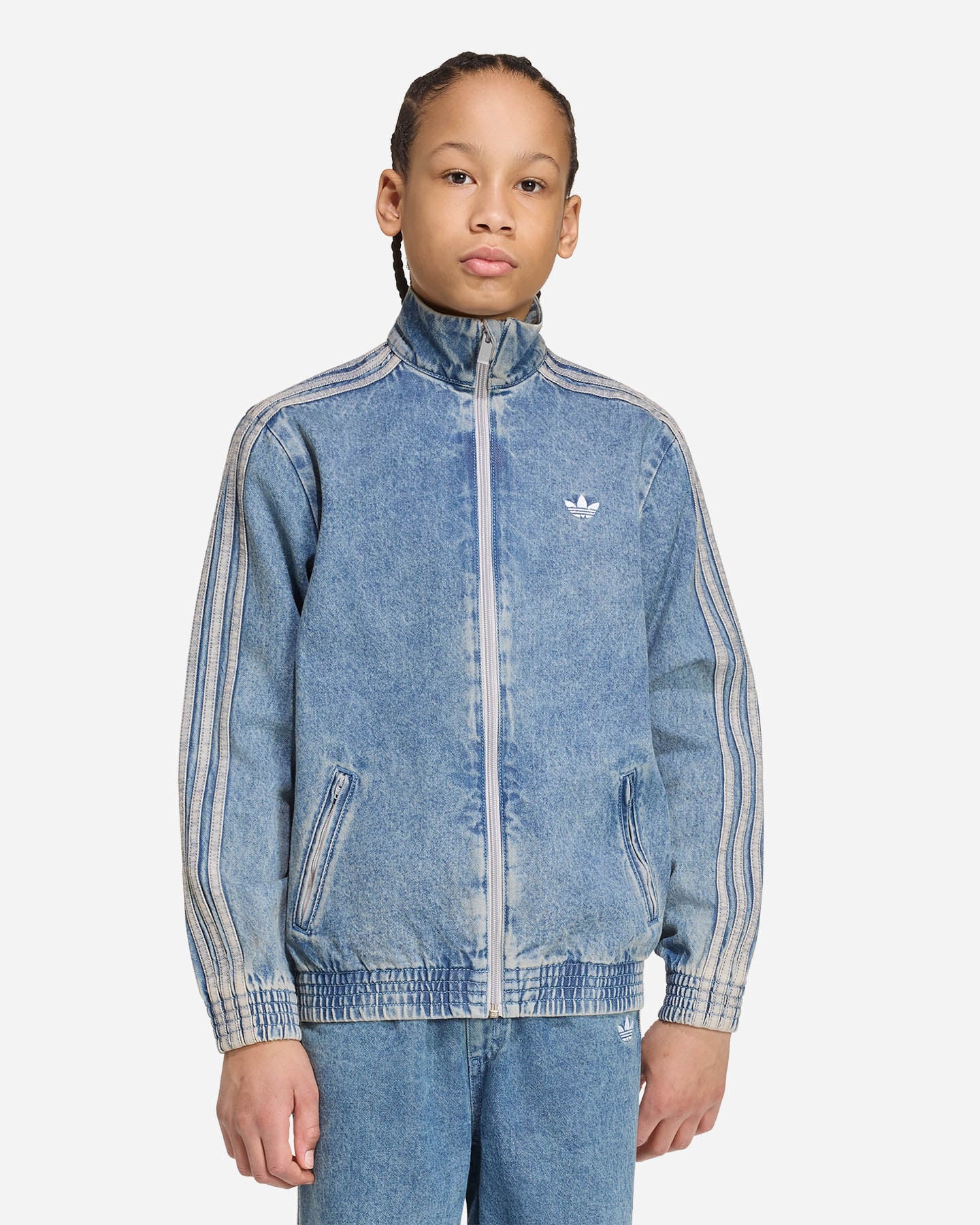 Giacca ADIDAS FIREBIRD JR - Denim - 1 | Cisalfa Sport