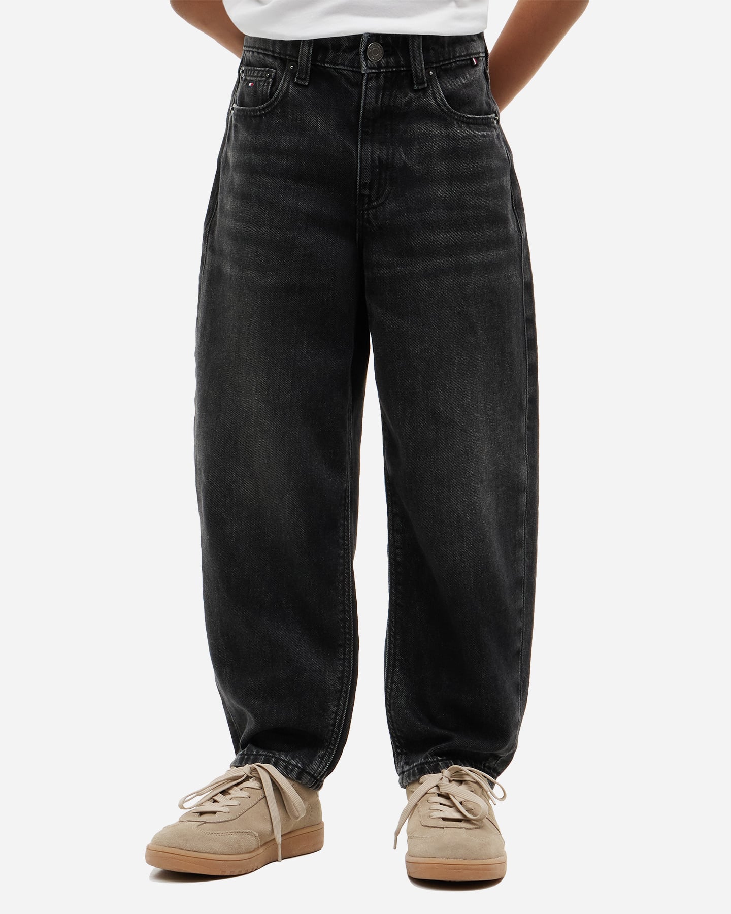 Jeans TOMMY HILFIGER BARREL USED JR - Nero - 1 | Cisalfa Sport