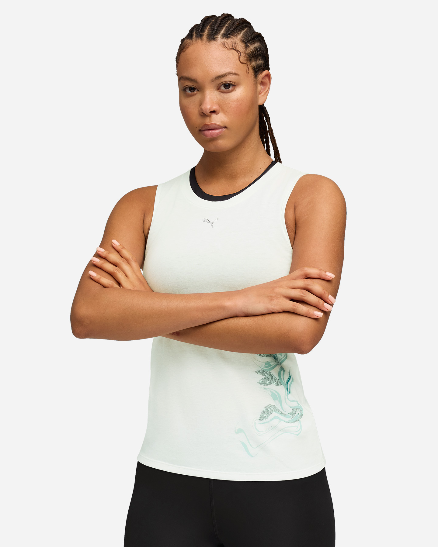 Canotta training PUMA CONCEPT W - Verde - 2 | Cisalfa Sport