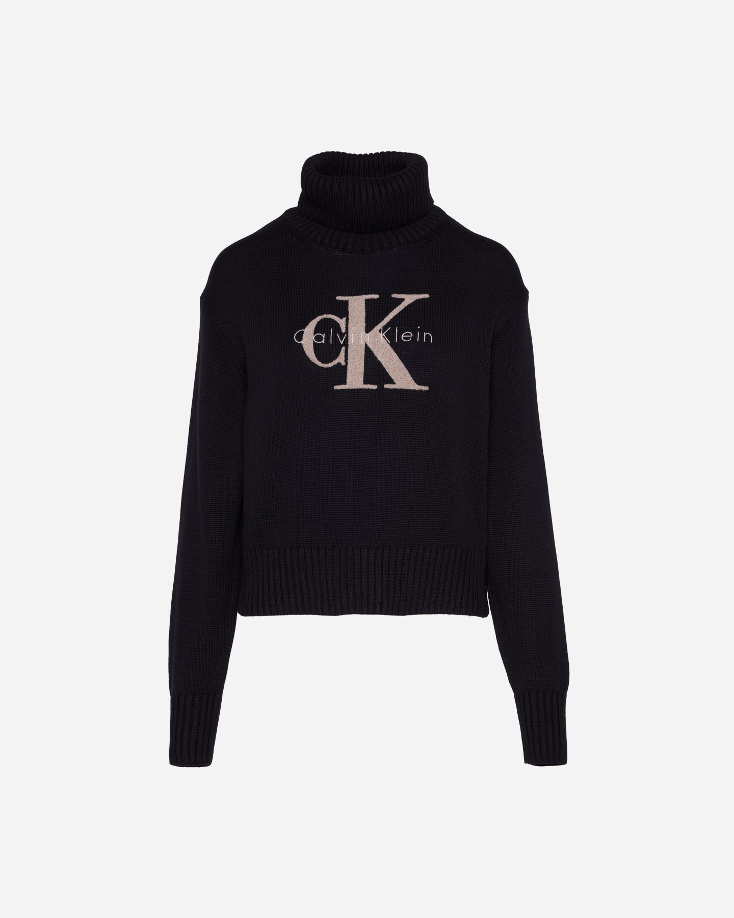 Maglione CALVIN KLEIN JEANS LOGO W - Nero - 0 | Cisalfa Sport