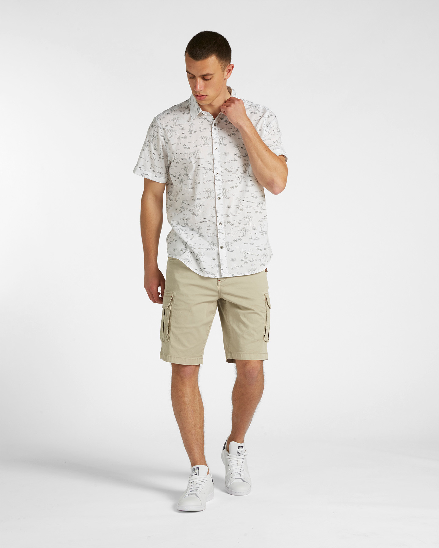 Camicia MISTRAL PRINTED HAWAII M - Bianco - 1 | Cisalfa Sport