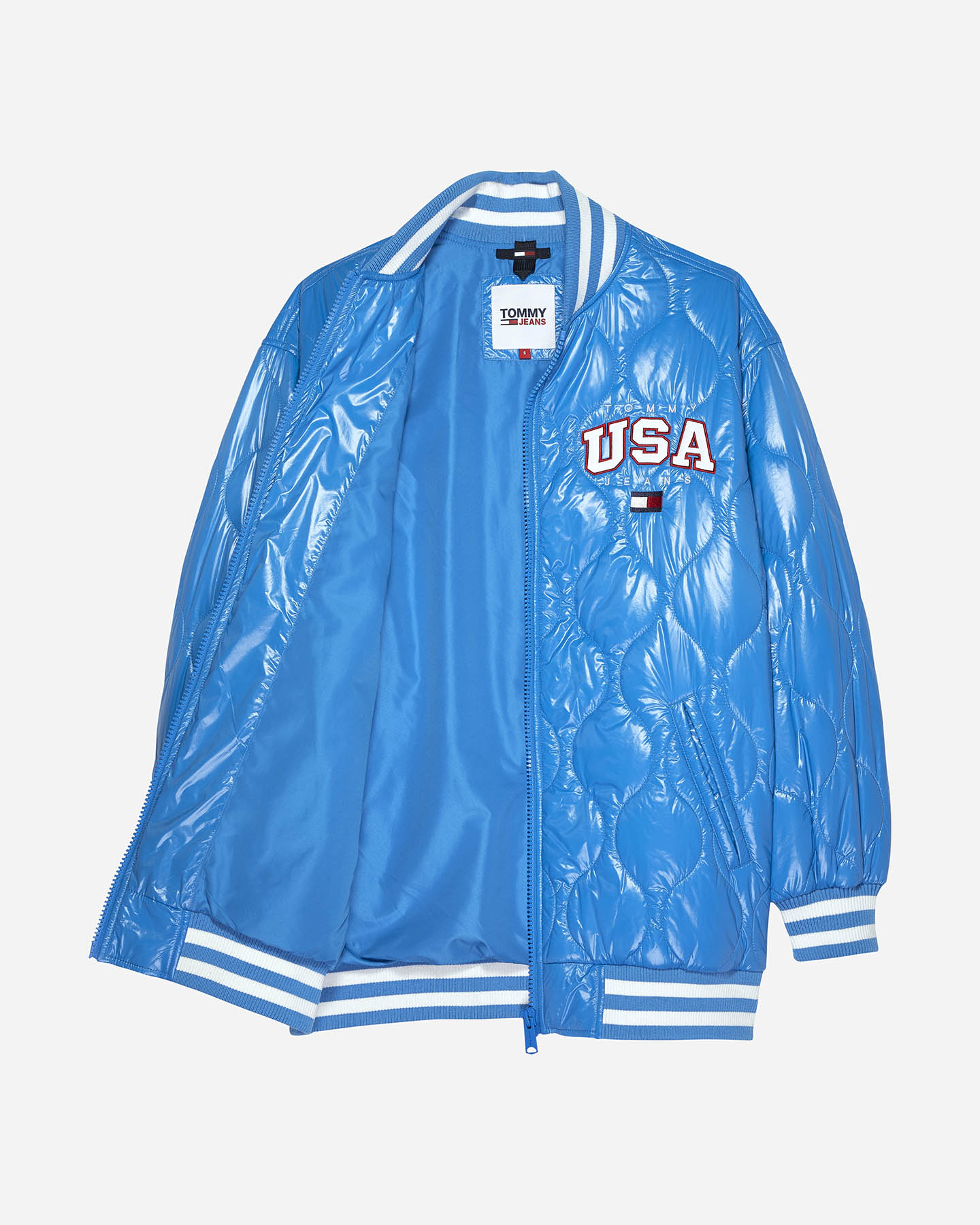 Giubbotto TOMMY HILFIGER OVERSIZE COLLEGE W - Azzurro - 1 | Cisalfa Sport