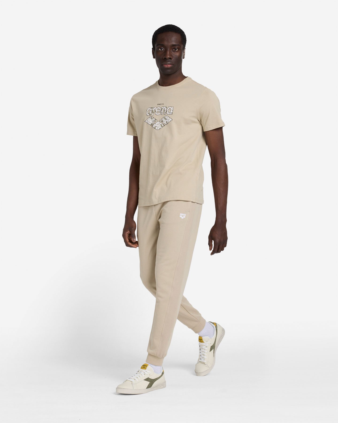T-shirt ARENA ATHLETIC ESSENTIAL M - Beige - 2 | Cisalfa Sport