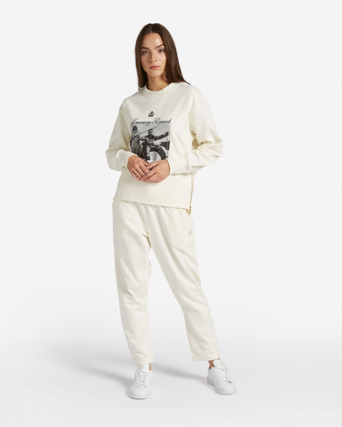 Felpa BEST COMPANY LUXERY RESORT W - Bianco - 1 | Cisalfa Sport