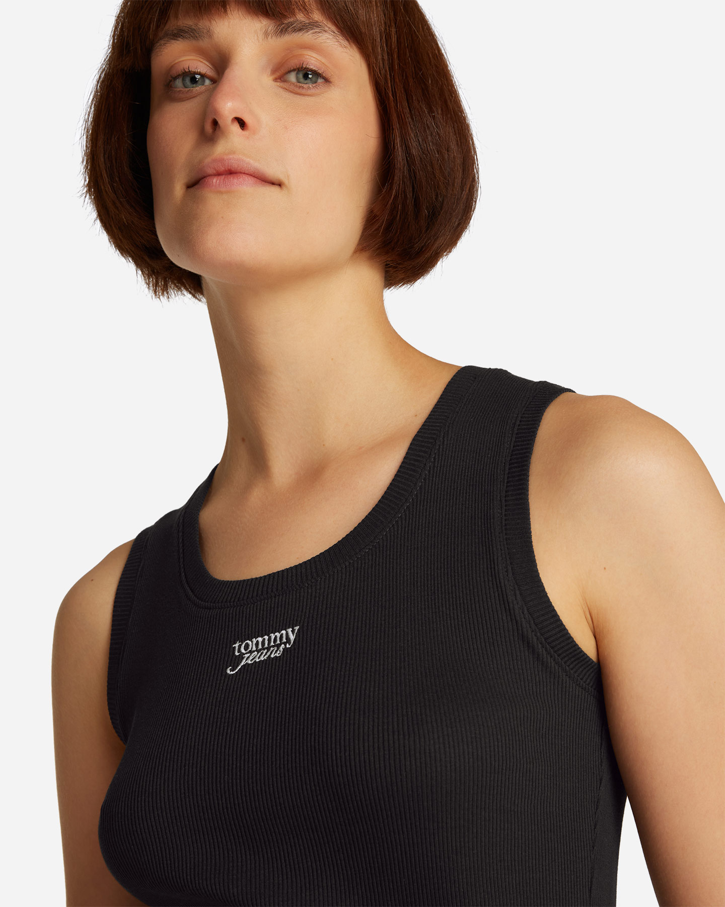 Canotta TOMMY HILFIGER SLIM SCRIPT RIB W - Nero - 5 | Cisalfa Sport