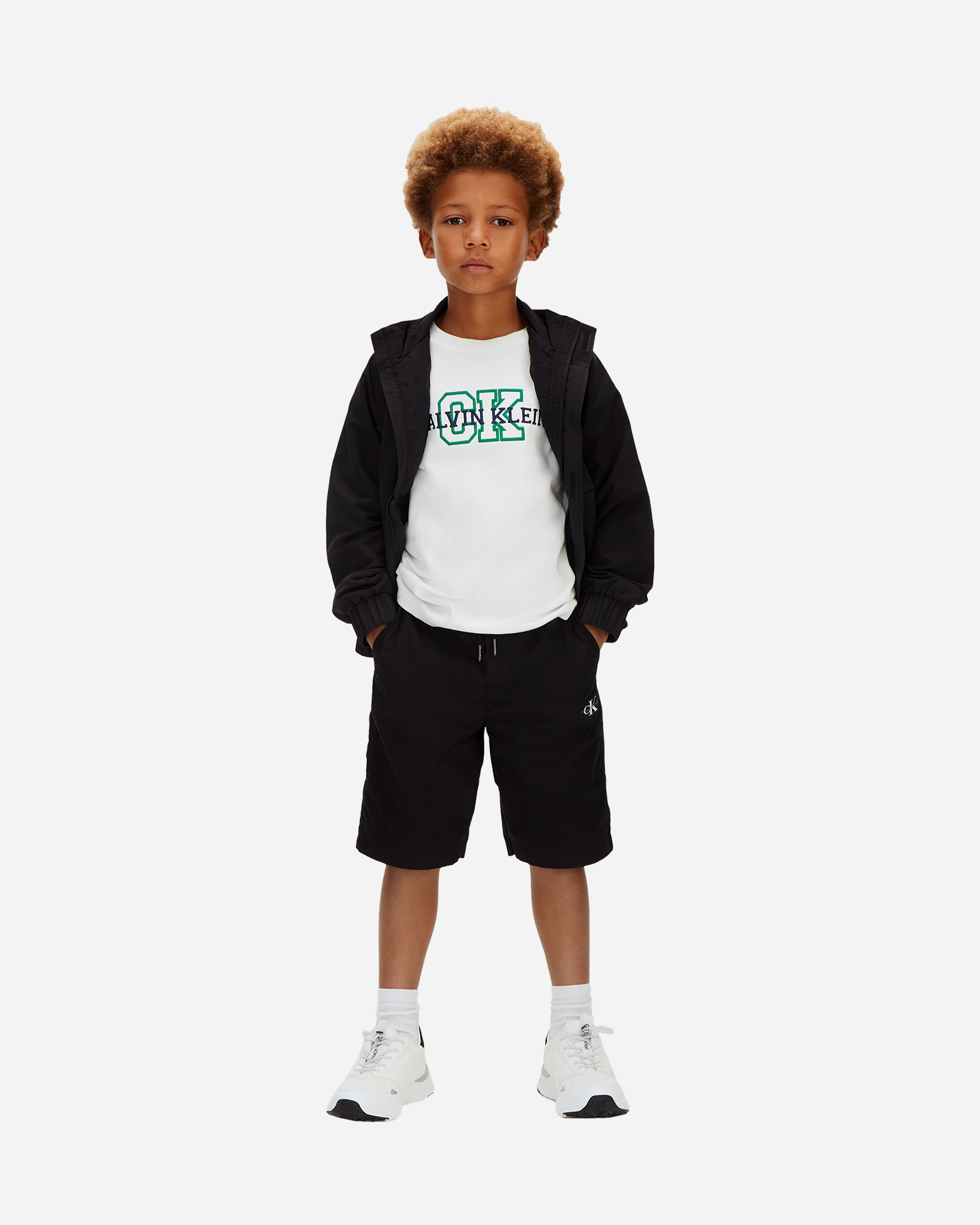 Bermuda CALVIN KLEIN JEANS CLASSIC JR - Nero - 1 | Cisalfa Sport