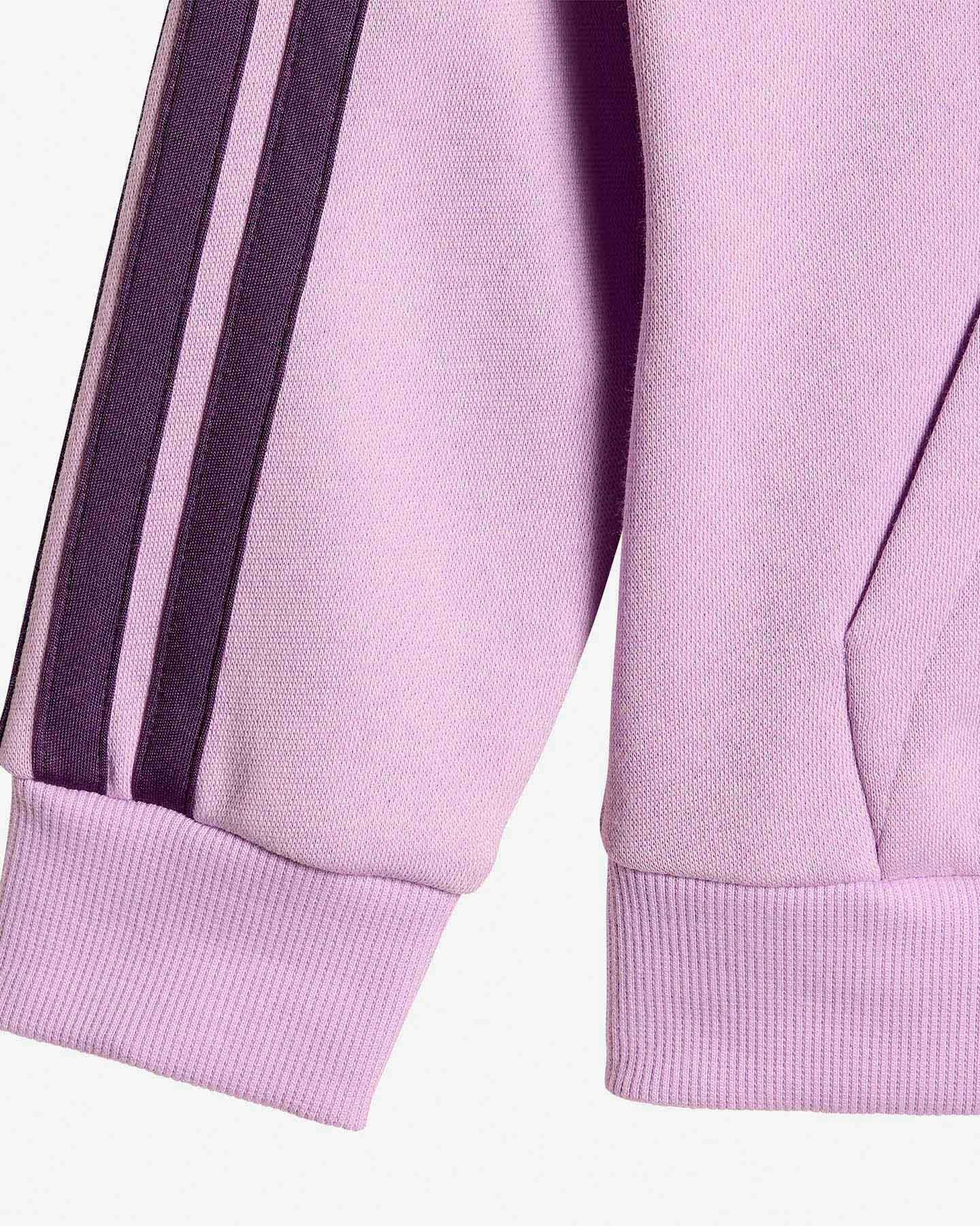 Tuta ADIDAS INFANT 3STRIPES JR - Viola - 5 | Cisalfa Sport