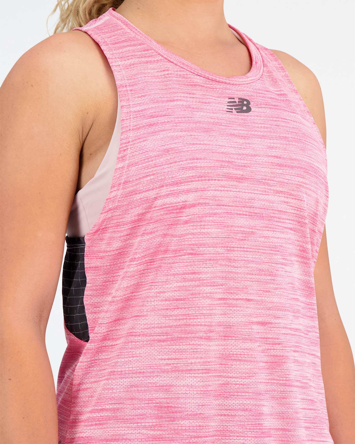 Canotta running NEW BALANCE IMPACT RUN W - Rosa - 4 | Cisalfa Sport