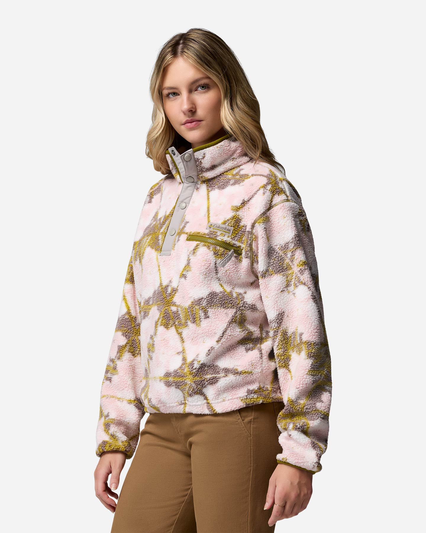 Pile COLUMBIA HELVETIA II PRINTED W - Rosso - 1 | Cisalfa Sport