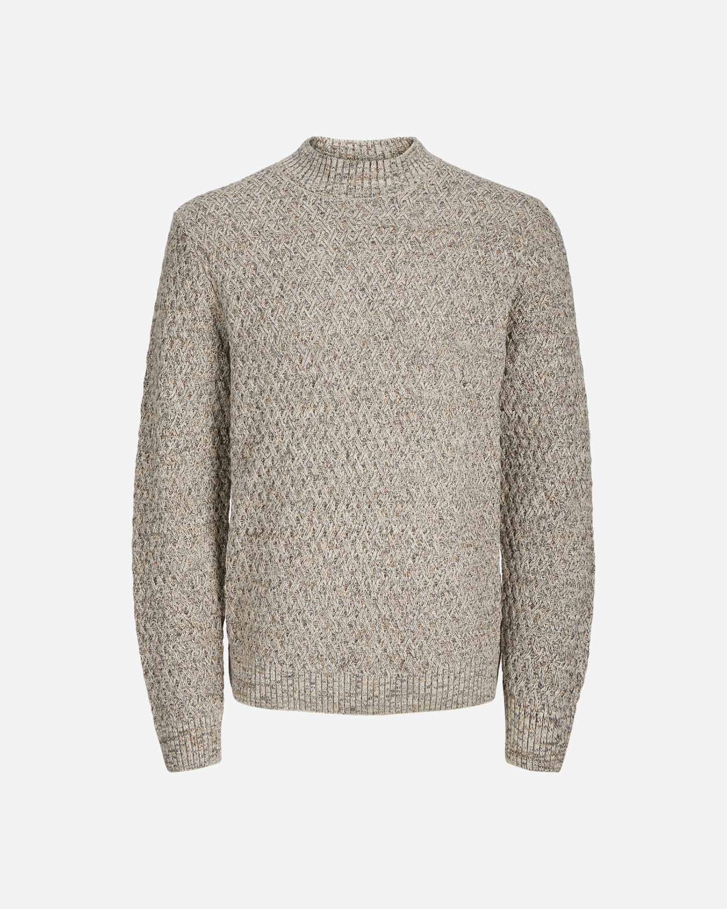 Maglione JACK & JONES PRCCZIGGI LUPETTO M - Beige - 0 | Cisalfa Sport