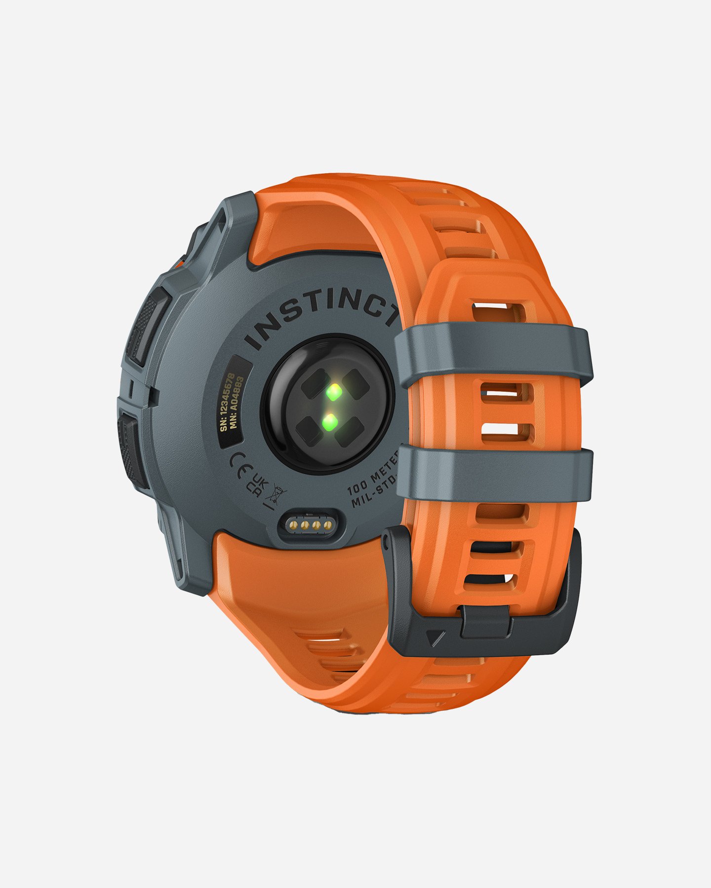 Orologio multifunzione GARMIN INSTINCT 3 50MM SOLAR  - Arancione - 4 | Cisalfa Sport