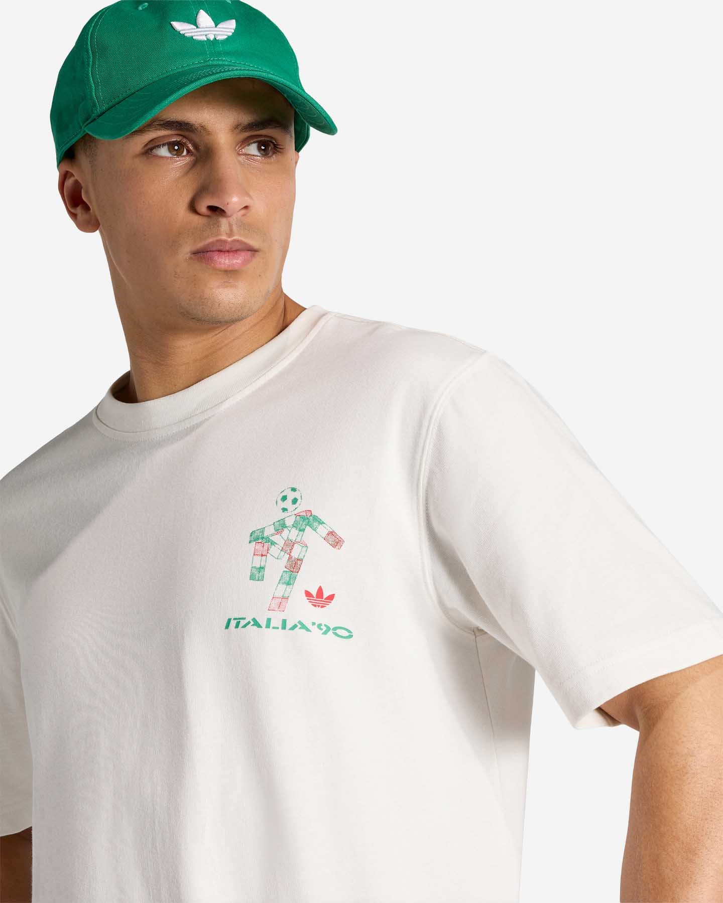 T-shirt ADIDAS ORIGINALS WORDL CUP ITALIA 90 M - Bianco - 5 | Cisalfa Sport