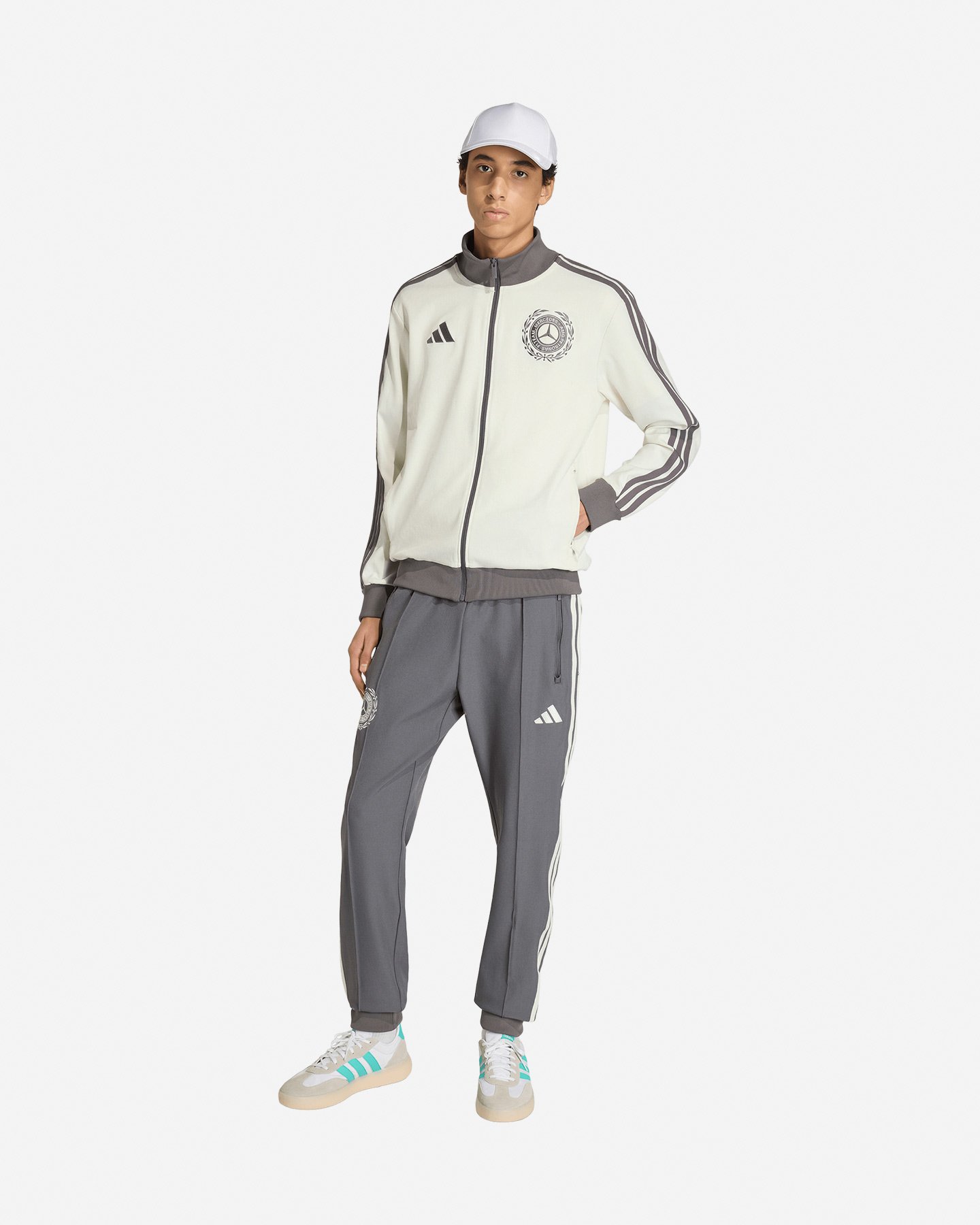 Felpa ADIDAS MERCEDES AMG PETRONAS FORMULA 1 TEAM M - Beige - 4 | Cisalfa Sport