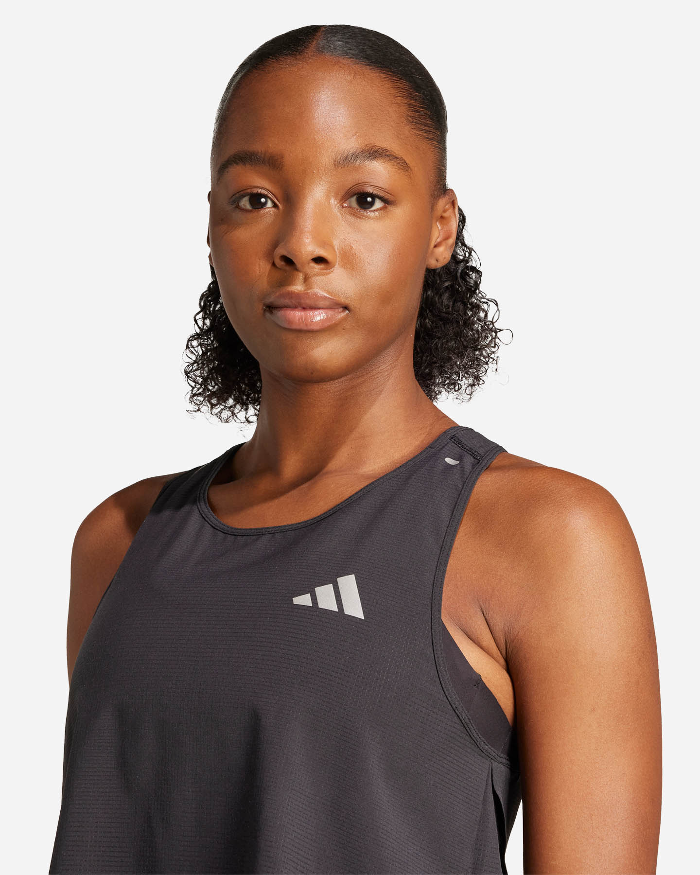 Canotta running ADIDAS ADI365 CROP W - Nero - 4 | Cisalfa Sport