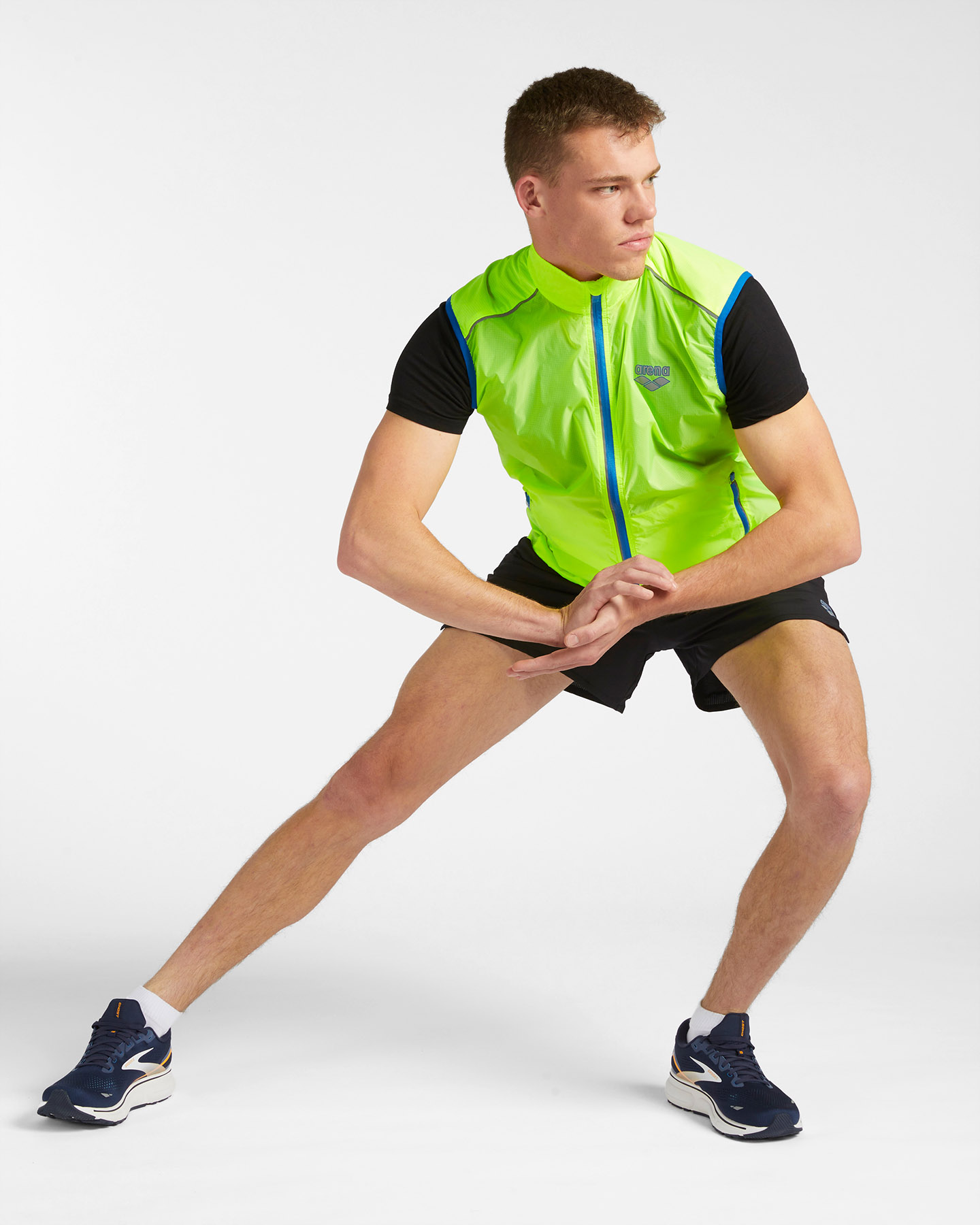 Giacca running ARENA ATHLETIC RUN M - Giallo - 1 | Cisalfa Sport