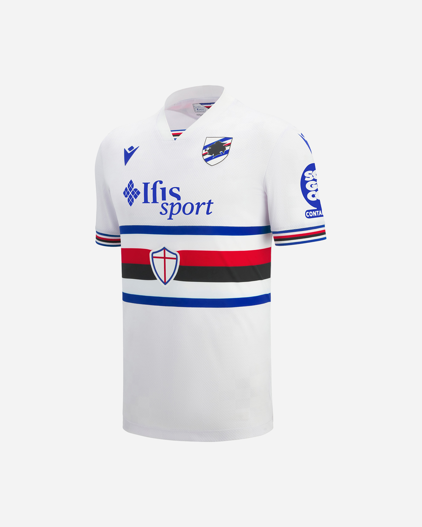 Maglia calcio ufficiale MACRON SAMPDORIA AWAY 25-26 M - Color mix - 0 | Cisalfa Sport