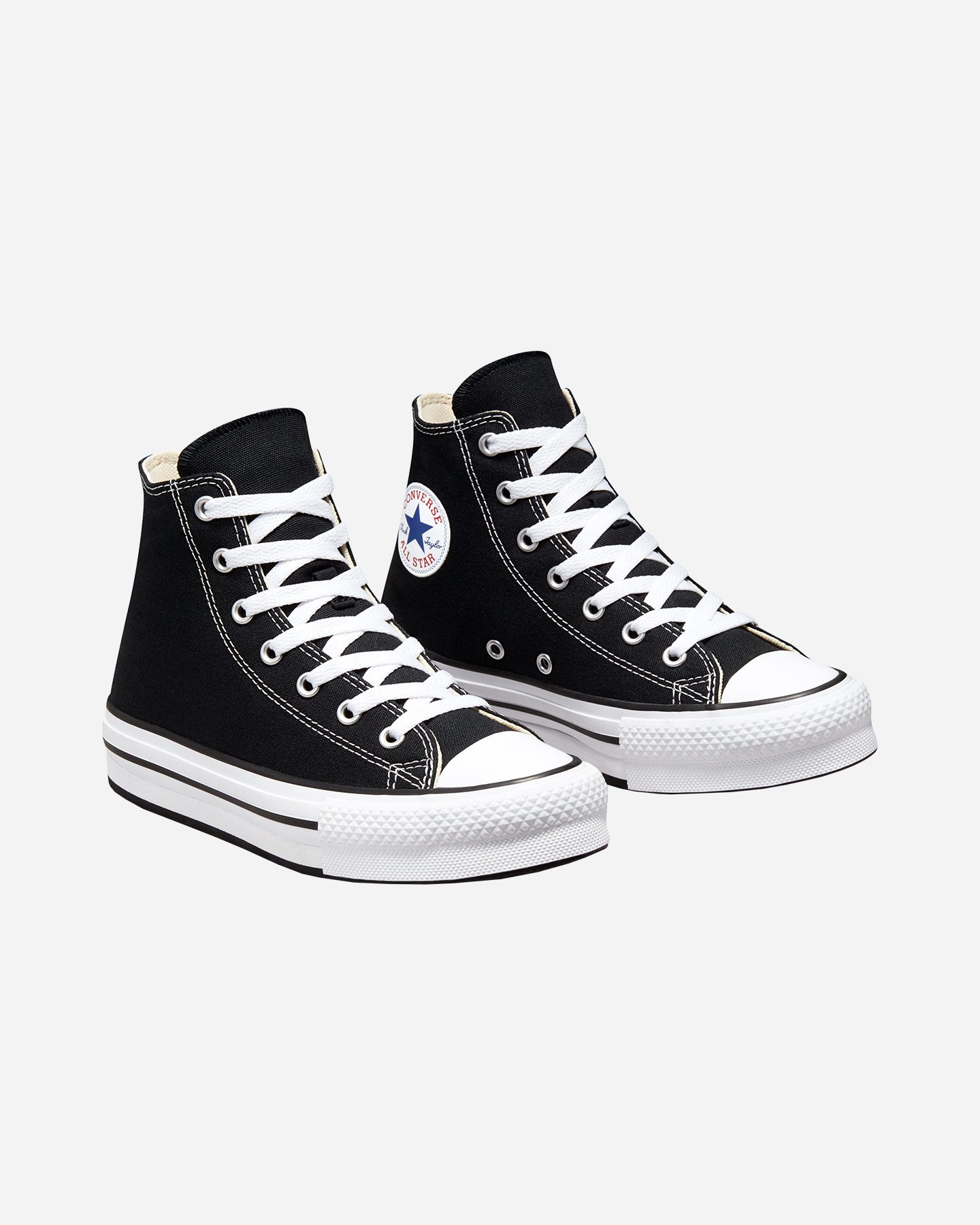 Scarpe sneakers CONVERSE CHUCK TAYLOR ALL STAR EVA LIFT PLAT GS JR - Nero - 1 | Cisalfa Sport
