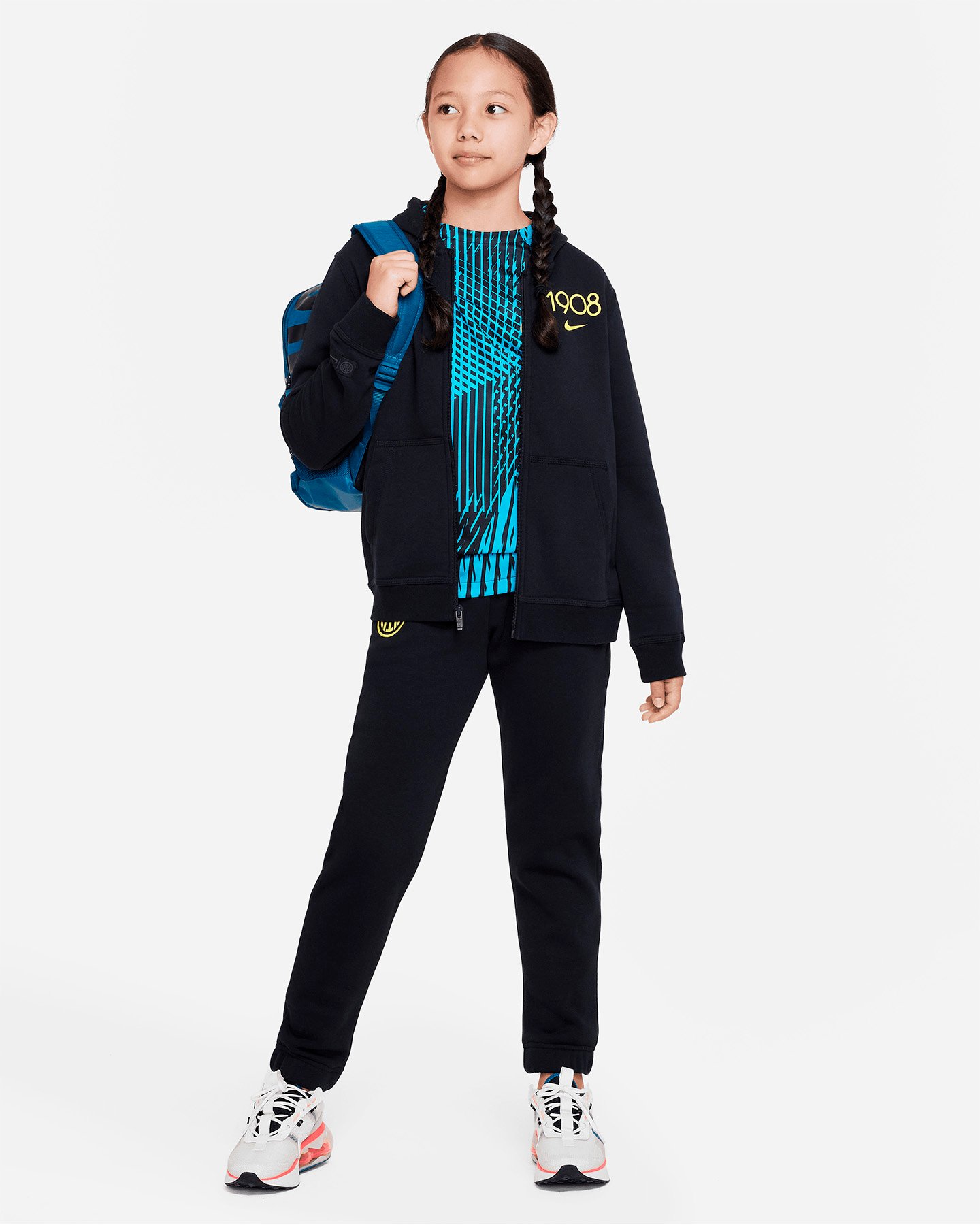 Abbigliamento calcio ufficiale NIKE INTER 1908 FZ CLUB CL 22 -23 JR - 4 | Cisalfa Sport