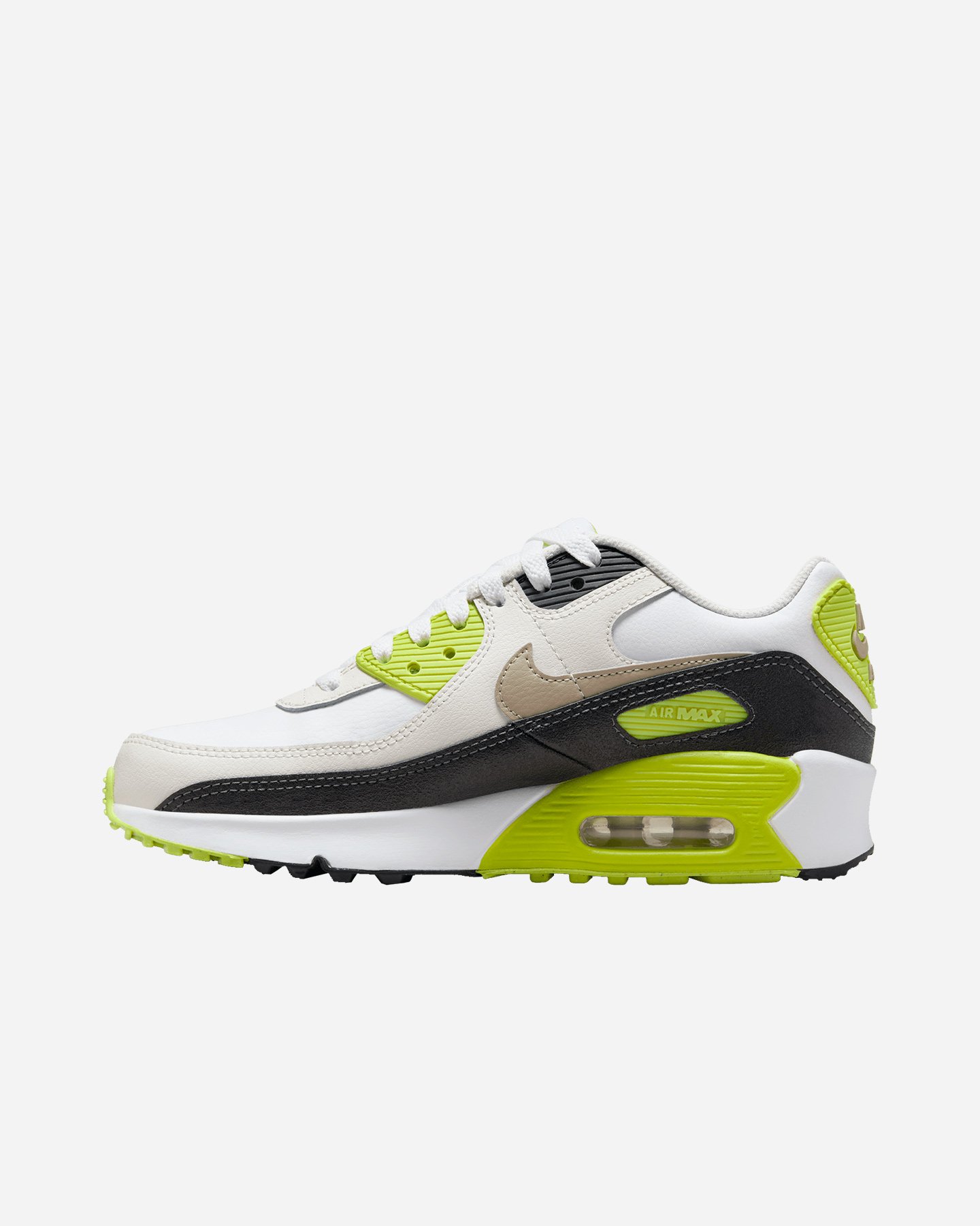 Scarpe sneakers NIKE AIR MAX 90 GS JR - Bianco - 4 | Cisalfa Sport