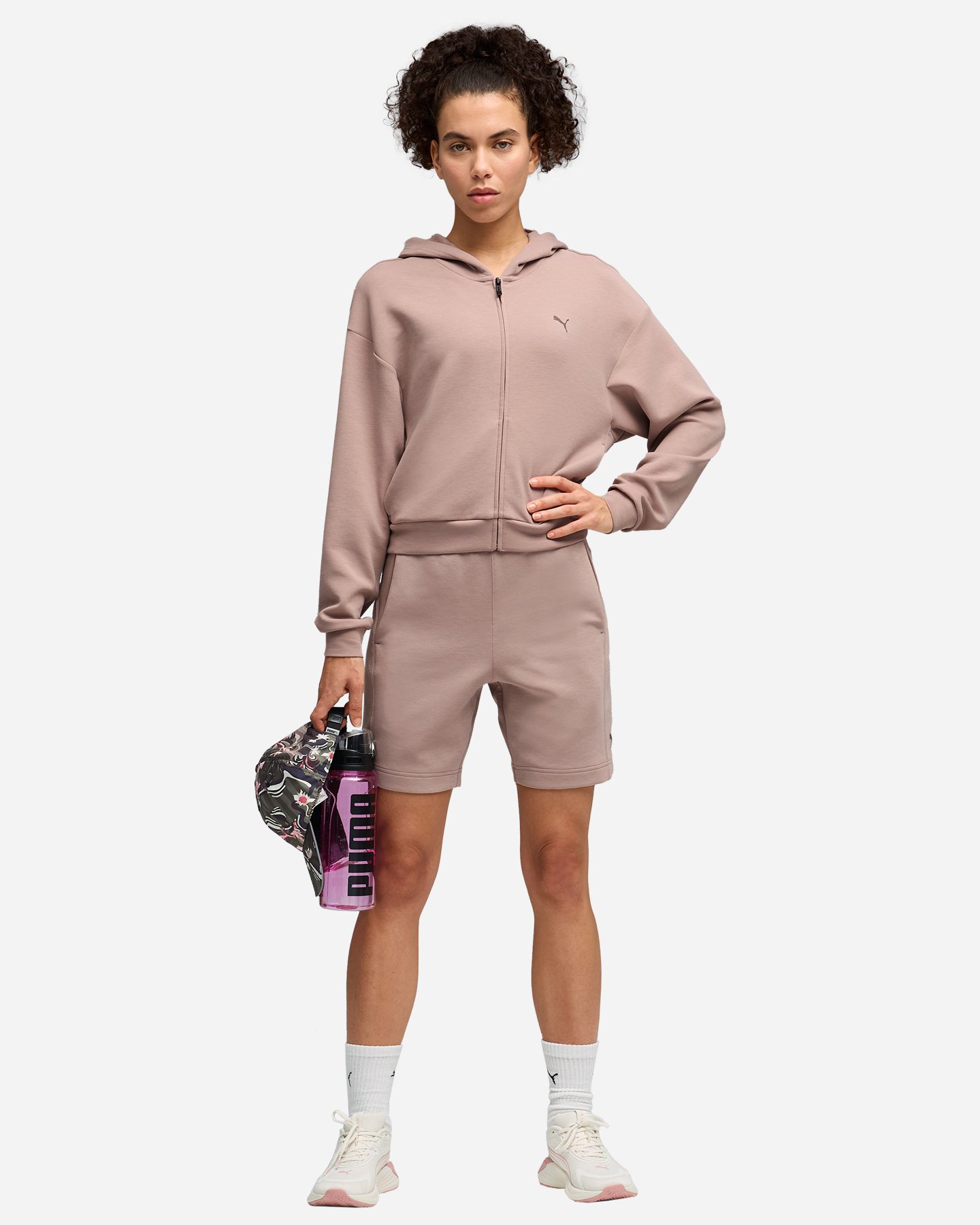 Felpa training PUMA CLOUDSPUN W - Beige - 2 | Cisalfa Sport