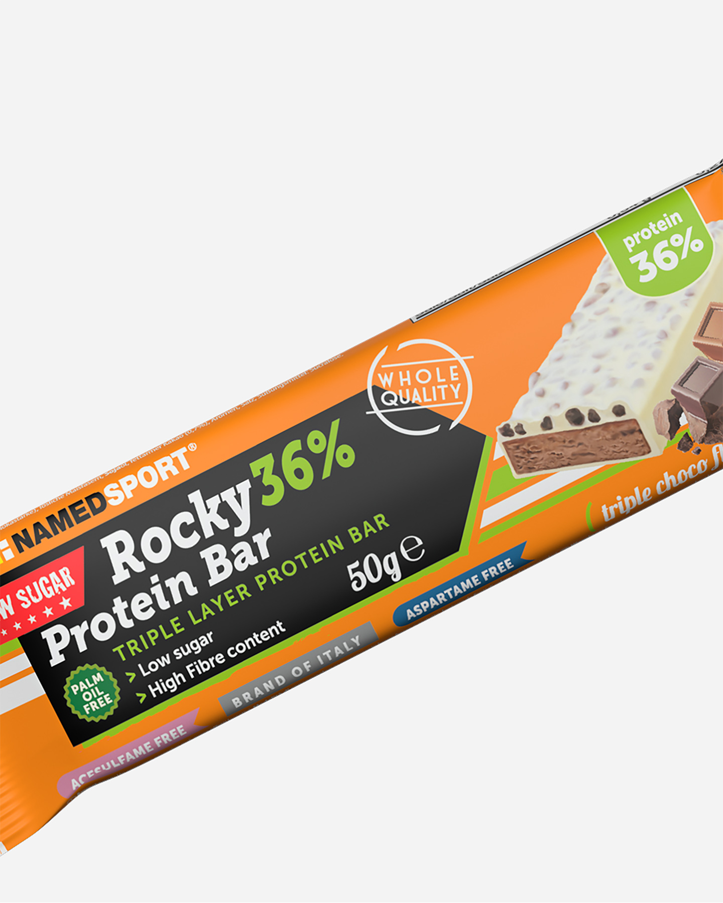 Energetico NAMED SPORT ROCKY 36% PROTEIN BAR  - Arancione - 1 | Cisalfa Sport