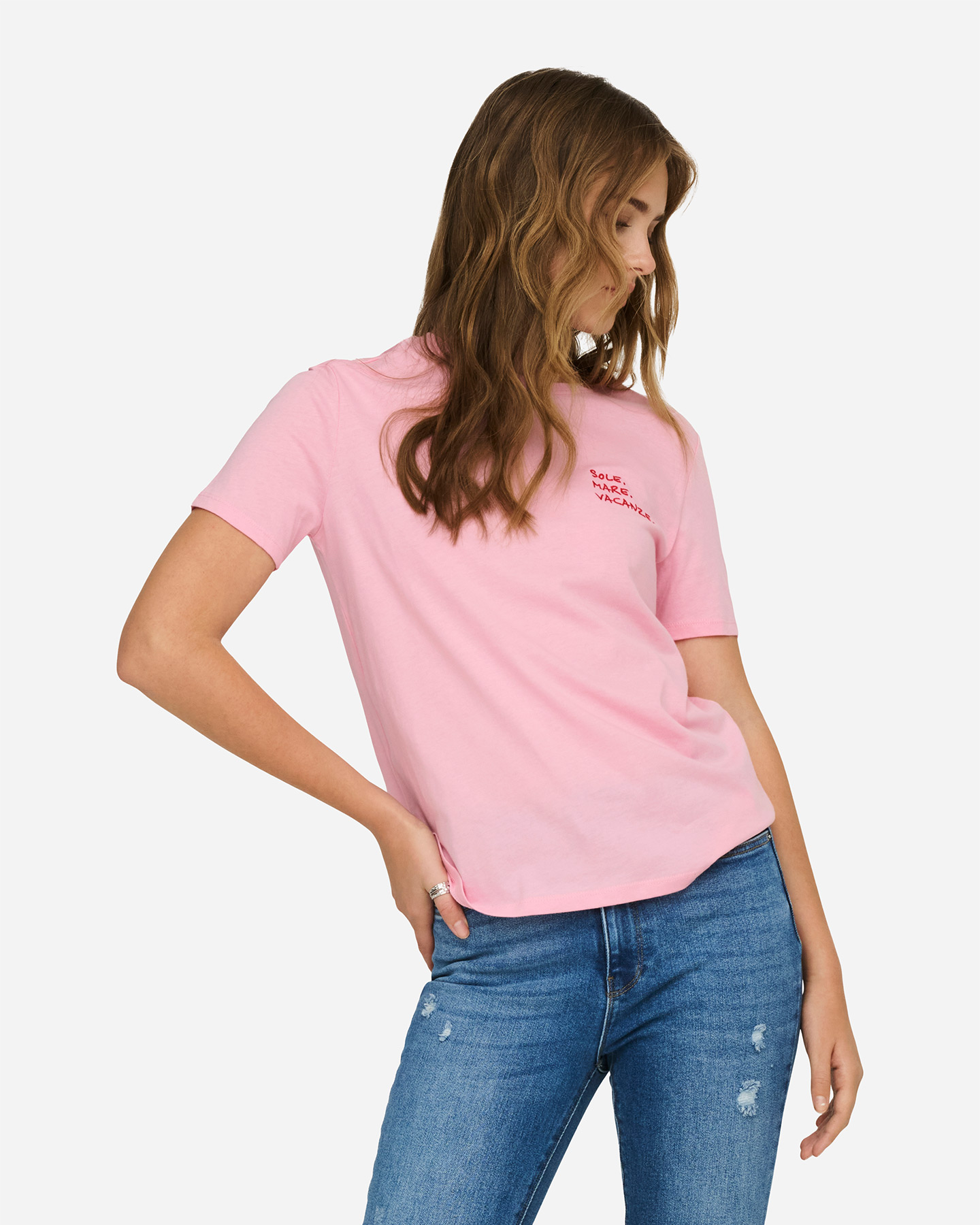 T-shirt ONLY MIRA W - Rosa - 2 | Cisalfa Sport