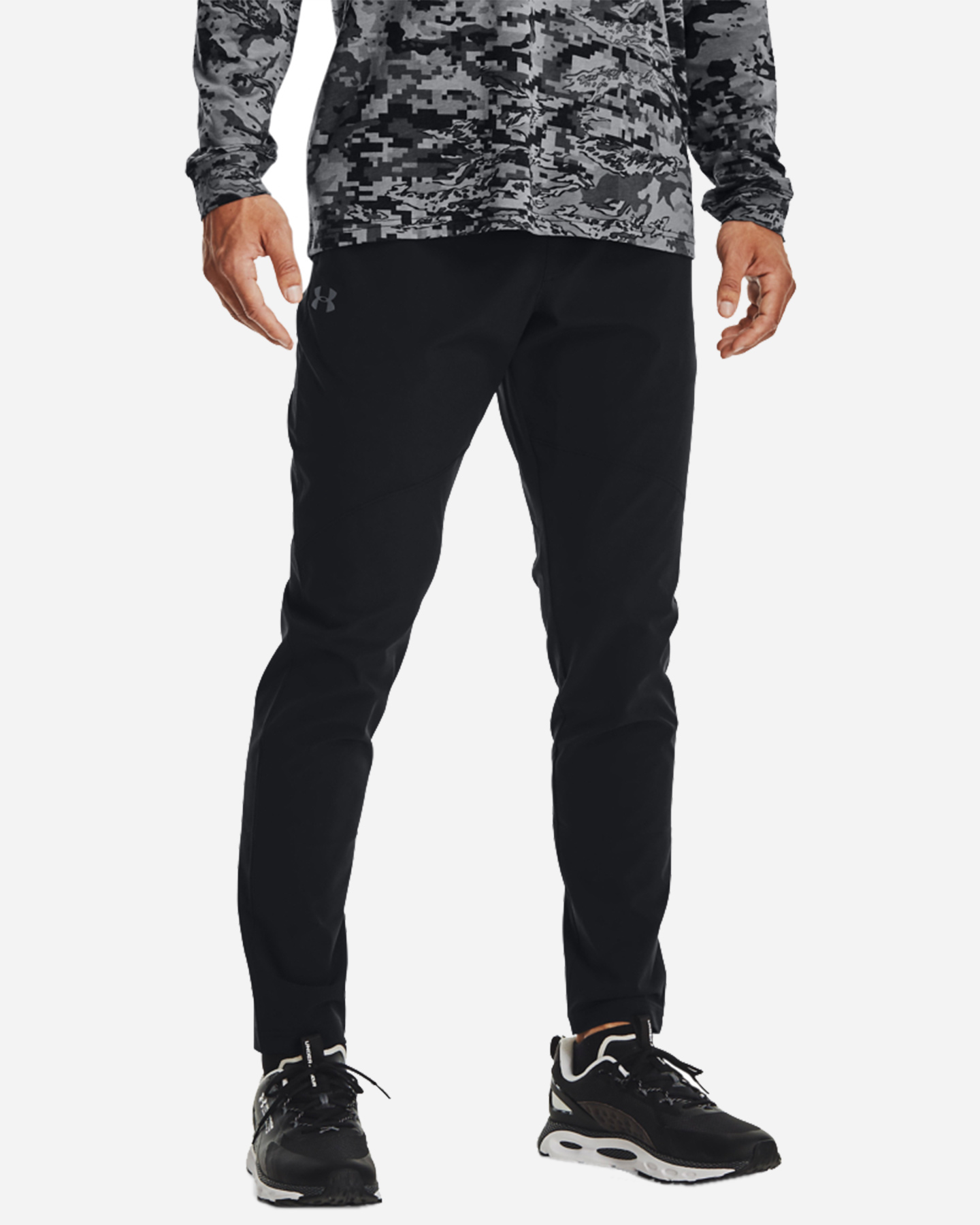 Pantalone training UNDER ARMOUR STRETCH WOVEN M - Nero - 2 | Cisalfa Sport