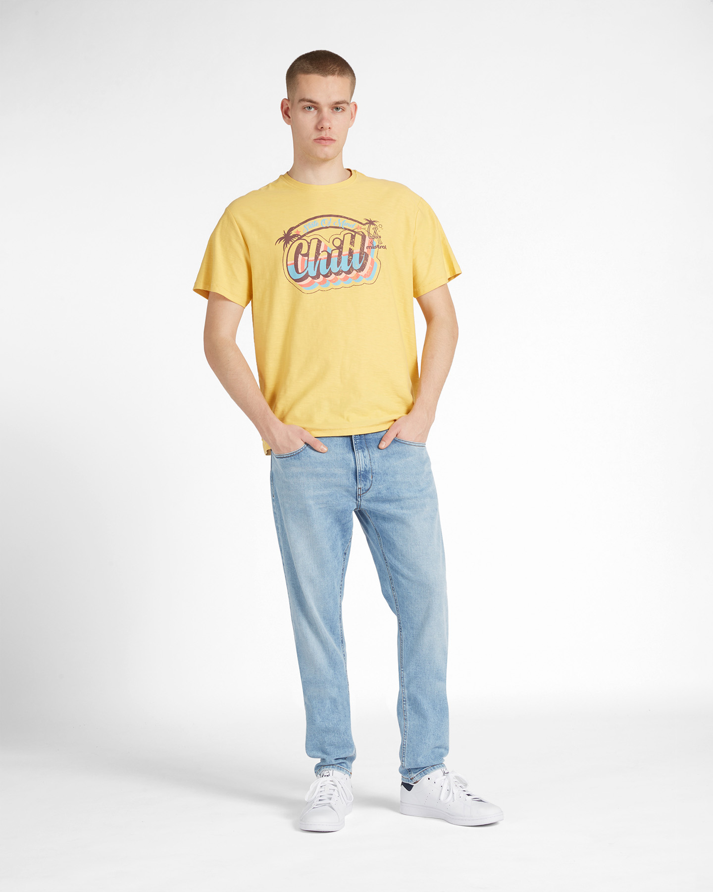 T-shirt MISTRAL LIFESTYLE M - Giallo - 1 | Cisalfa Sport