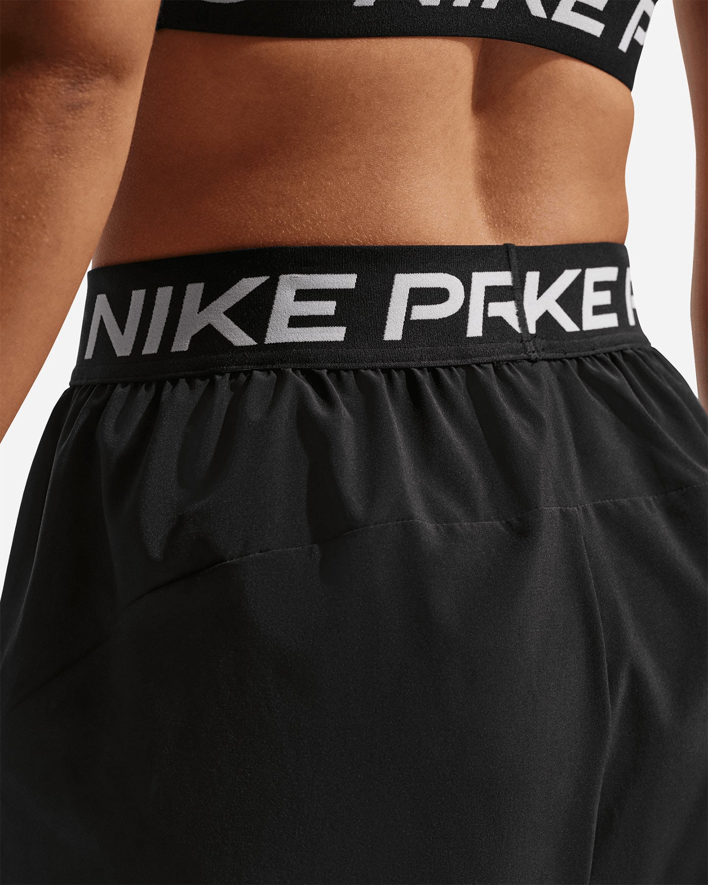 Short training NIKE PRO 2IN1 LOGO W - Nero - 4 | Cisalfa Sport