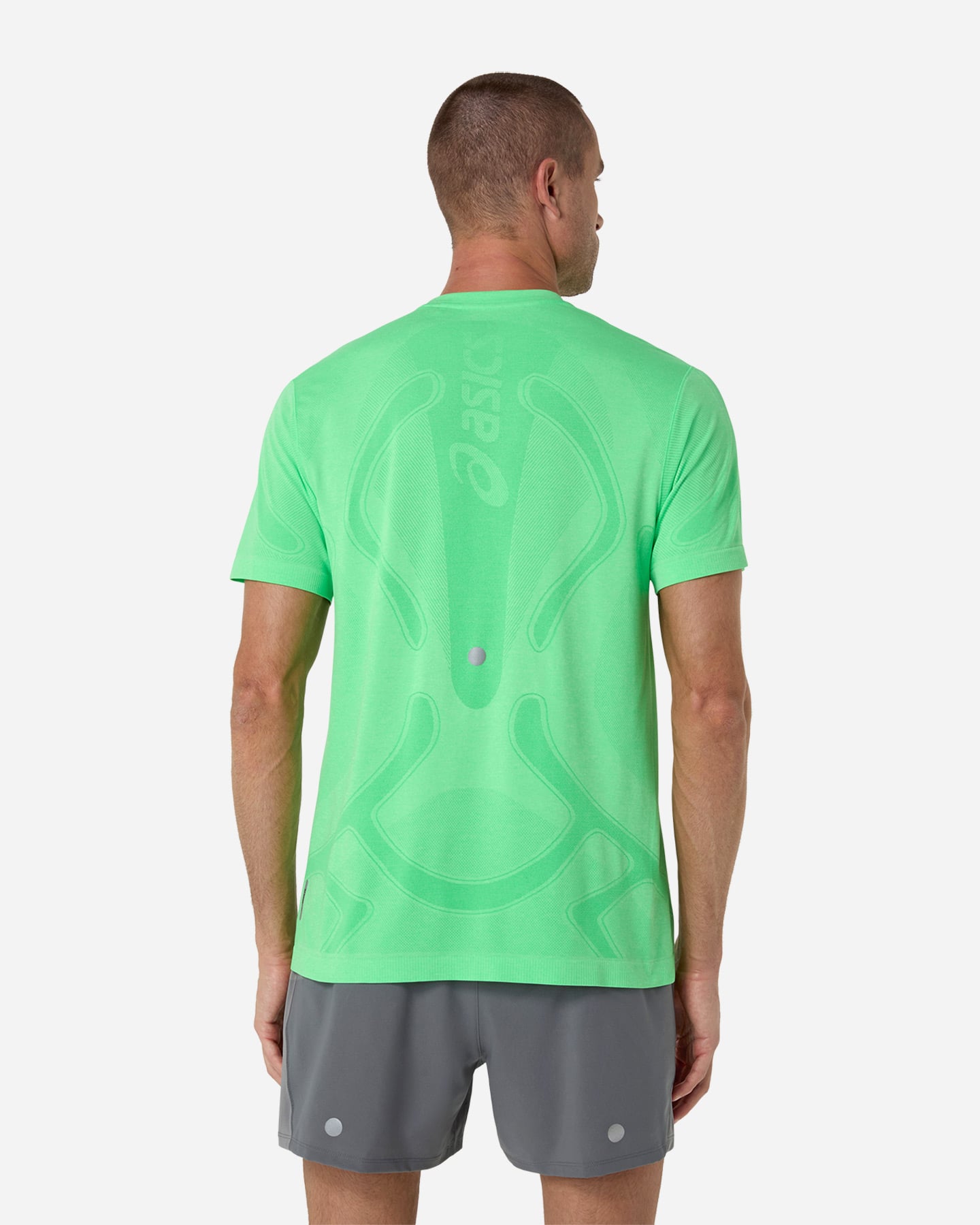 T-shirt running ASICS ROAD SEAMLESS M - Verde - 1 | Cisalfa Sport