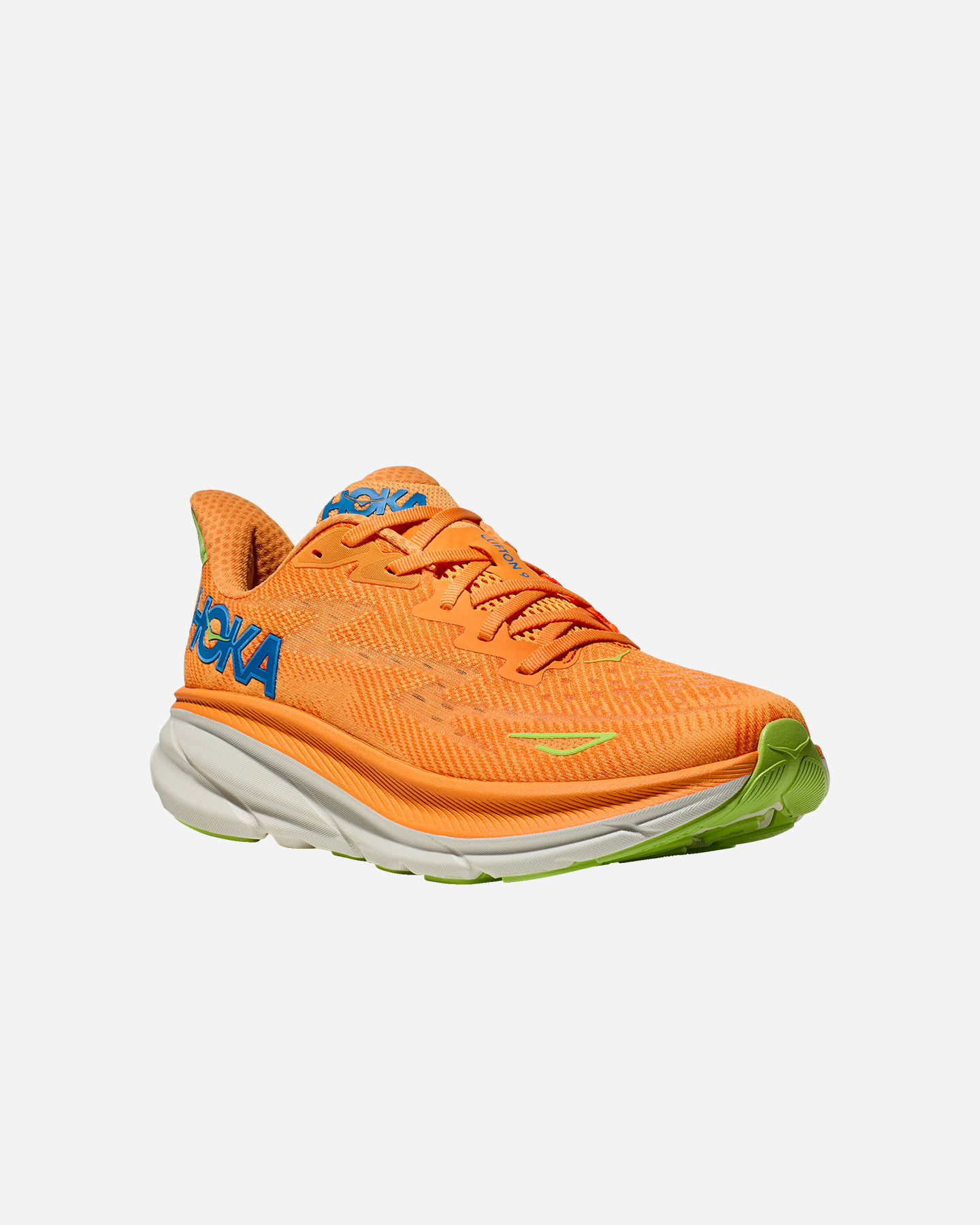 Scarpe running HOKA CLIFTON 9 CALZATA LARGA M - Arancione - 1 | Cisalfa Sport