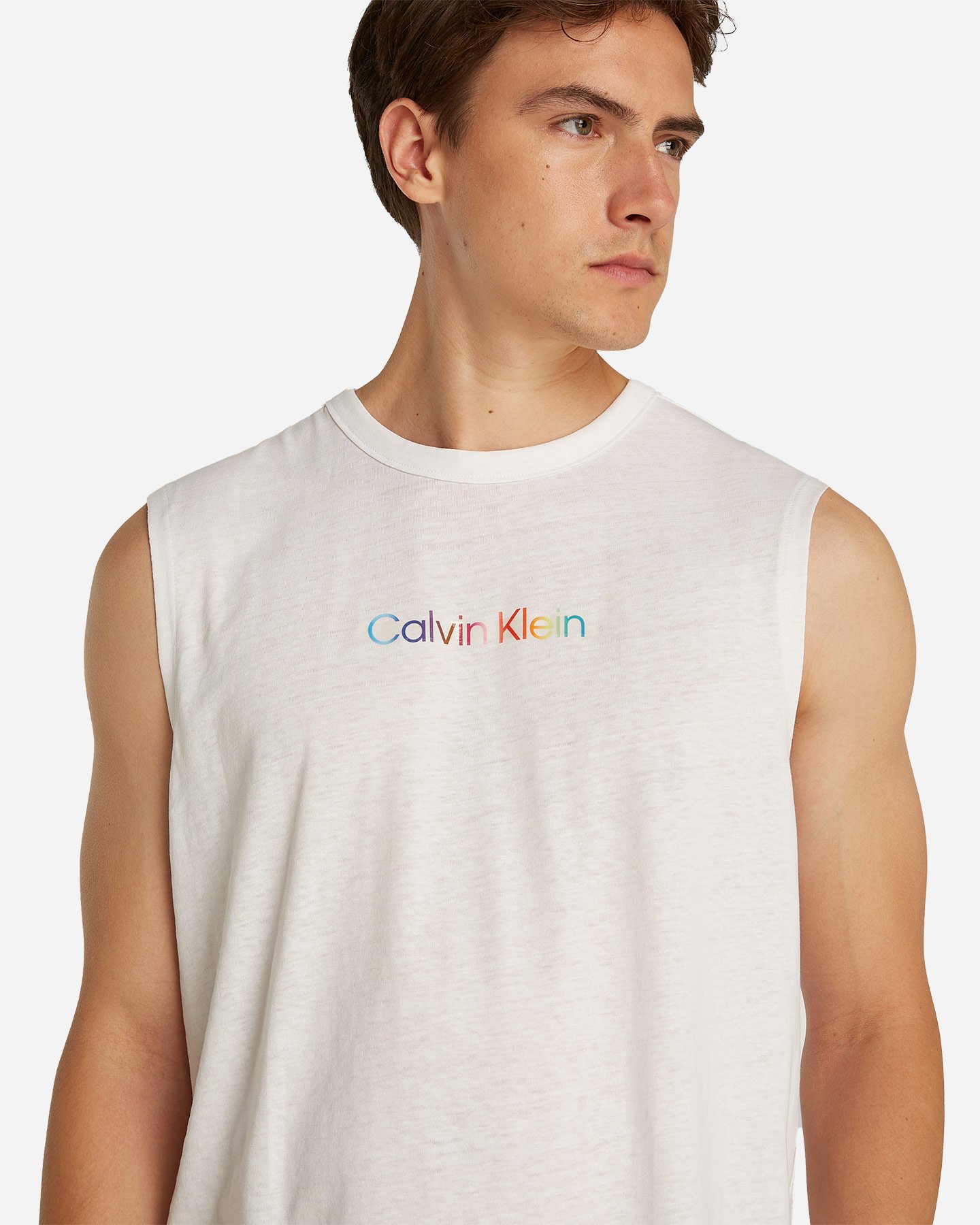 Canotta CALVIN KLEIN UNDERWEAR PRIDE LOUNGE M - Bianco - 4 | Cisalfa Sport