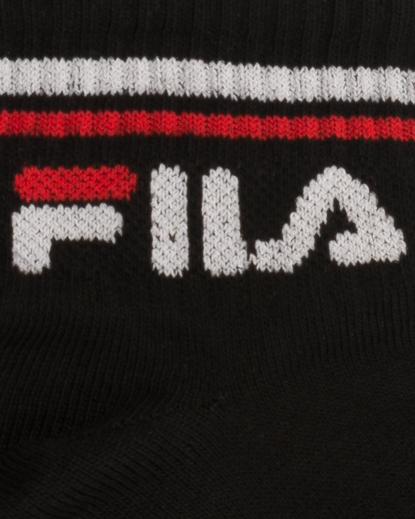 Calze FILA SET DA 3 INVISIBLE JR - Nero - 2 | Cisalfa Sport