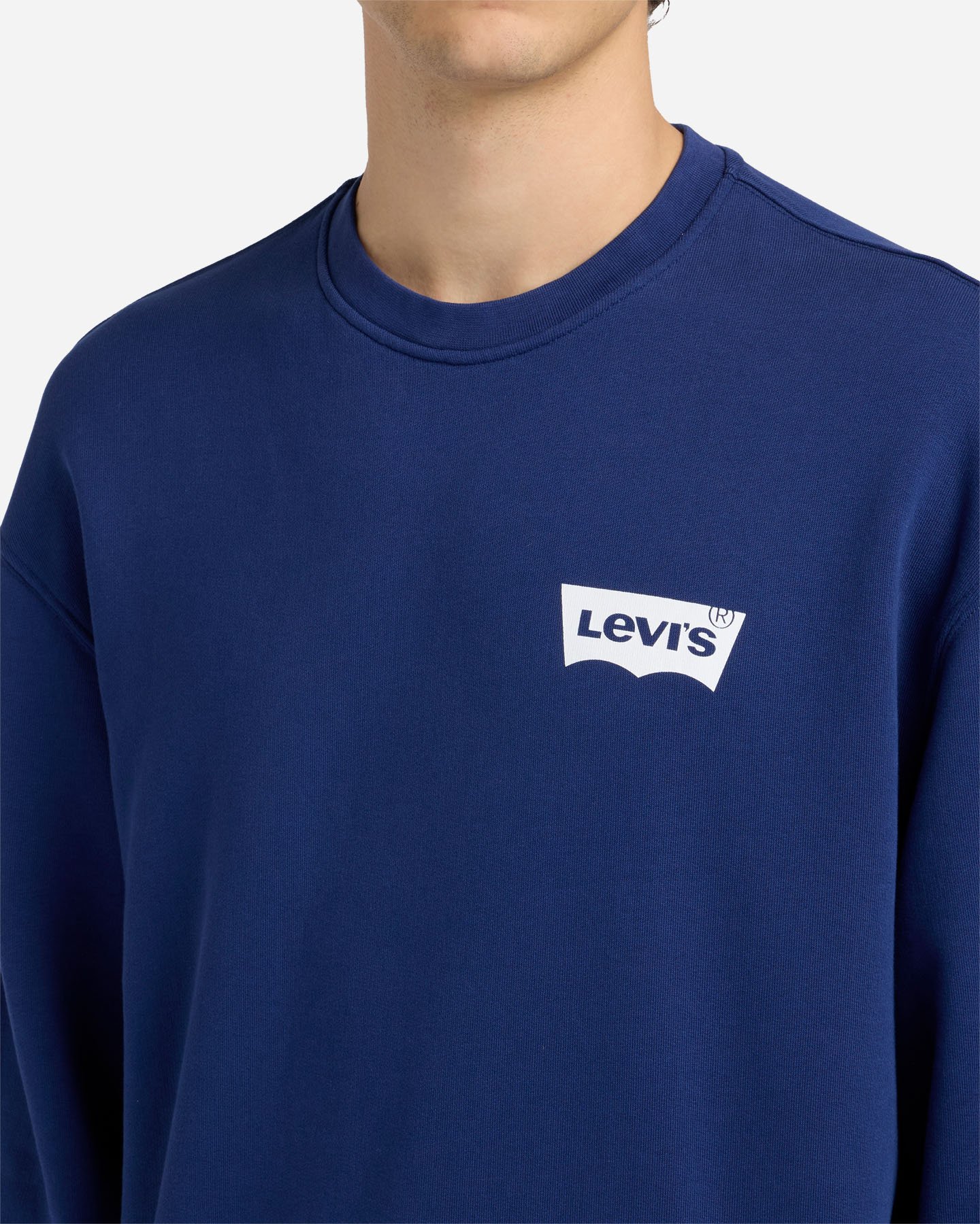 Felpa LEVI'S LOGO BATWING M - Blu - 5 | Cisalfa Sport