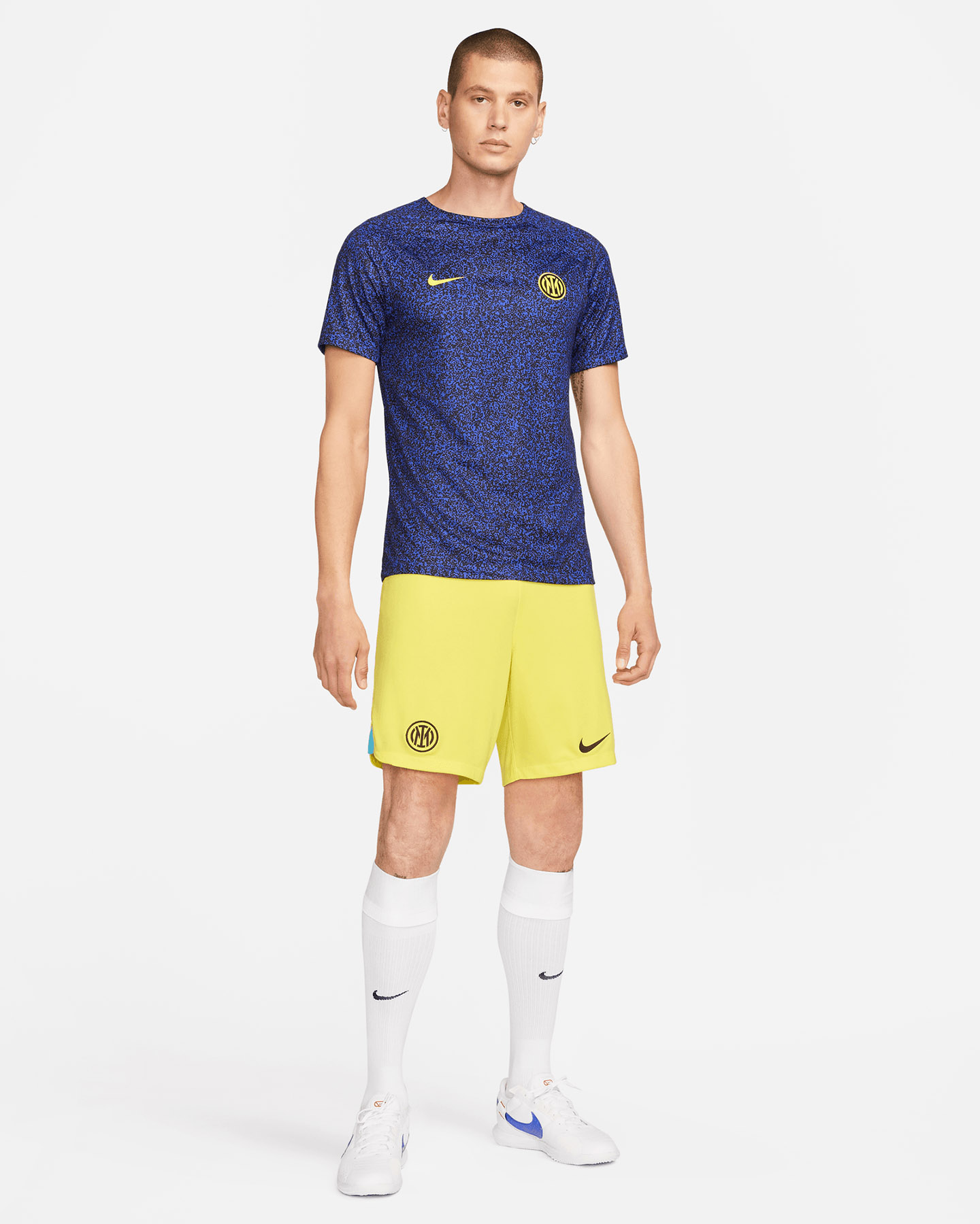 Maglia calcio ufficiale NIKE DRI FIT INTER PREMATCH 23-24 M - Blu - 5 | Cisalfa Sport