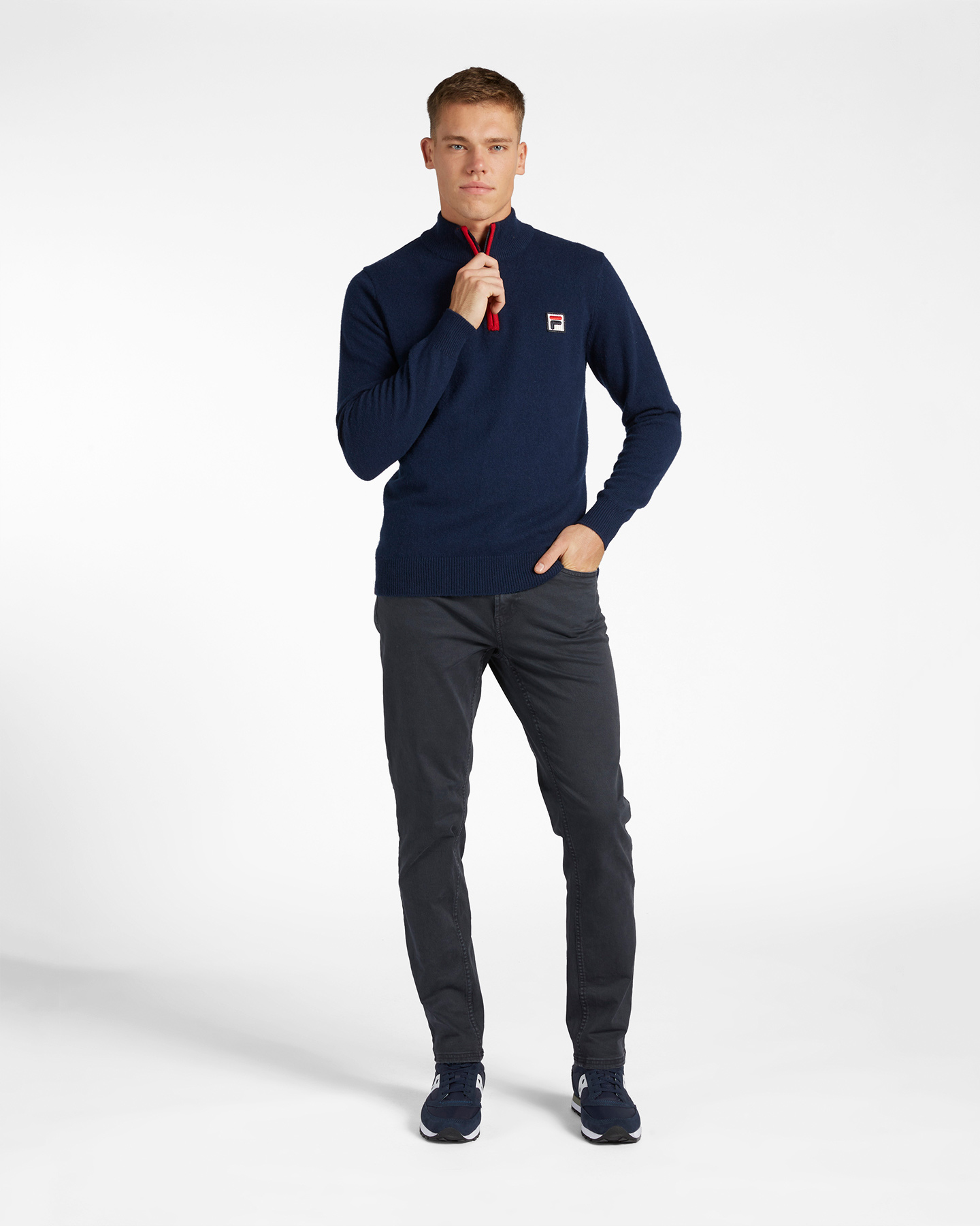 Maglione FILA HALF ZIP MERINOS M - 1 | Cisalfa Sport