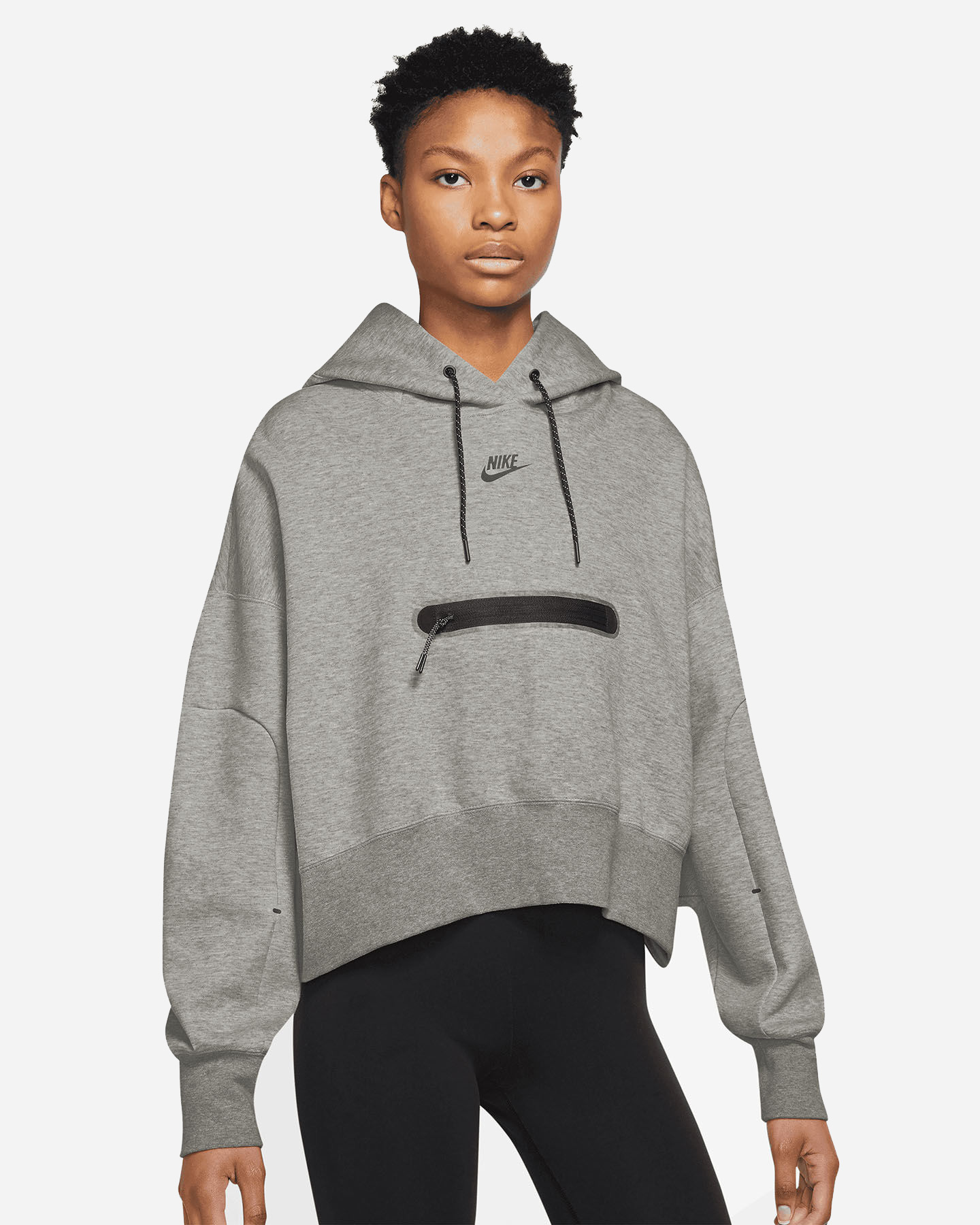 Felpa NIKE TECH FLEECE W - Grigio - 0 | Cisalfa Sport