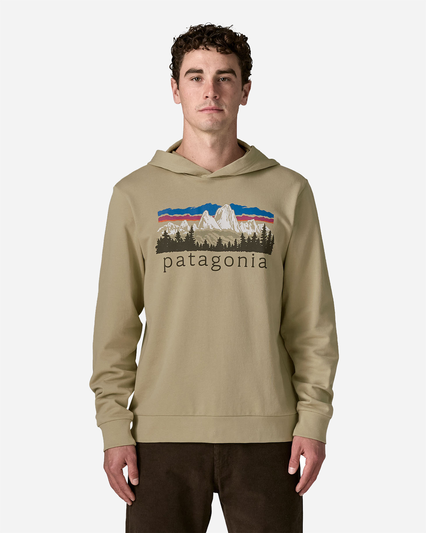 Felpa PATAGONIA FITZ ROY FOOTHILLS DAILY M - Beige - 1 | Cisalfa Sport
