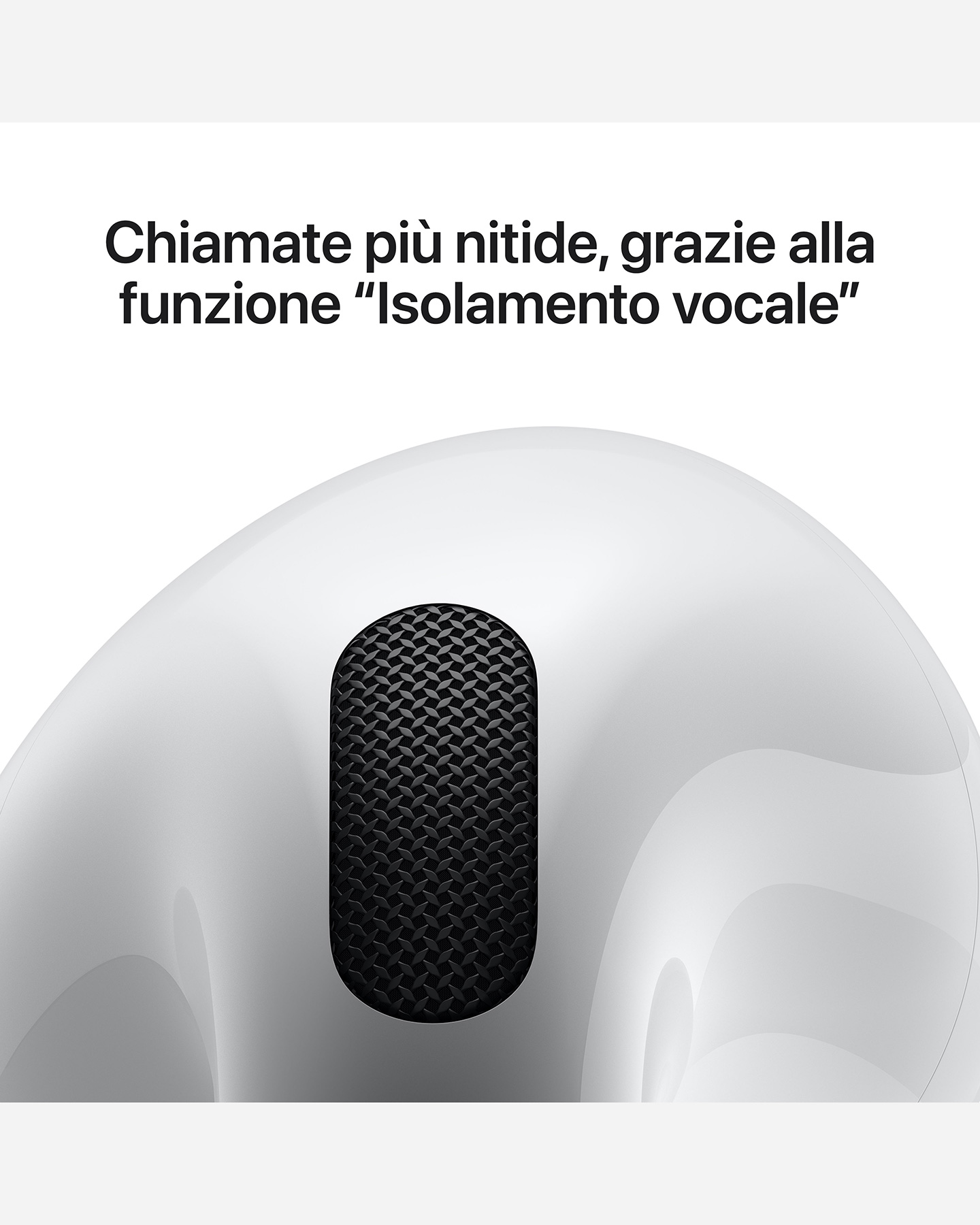 Cuffie audio APPLE AIRPODS 4 WITH ACTIVE NOISE CANCELLATION  - Bianco - 5 | Cisalfa Sport