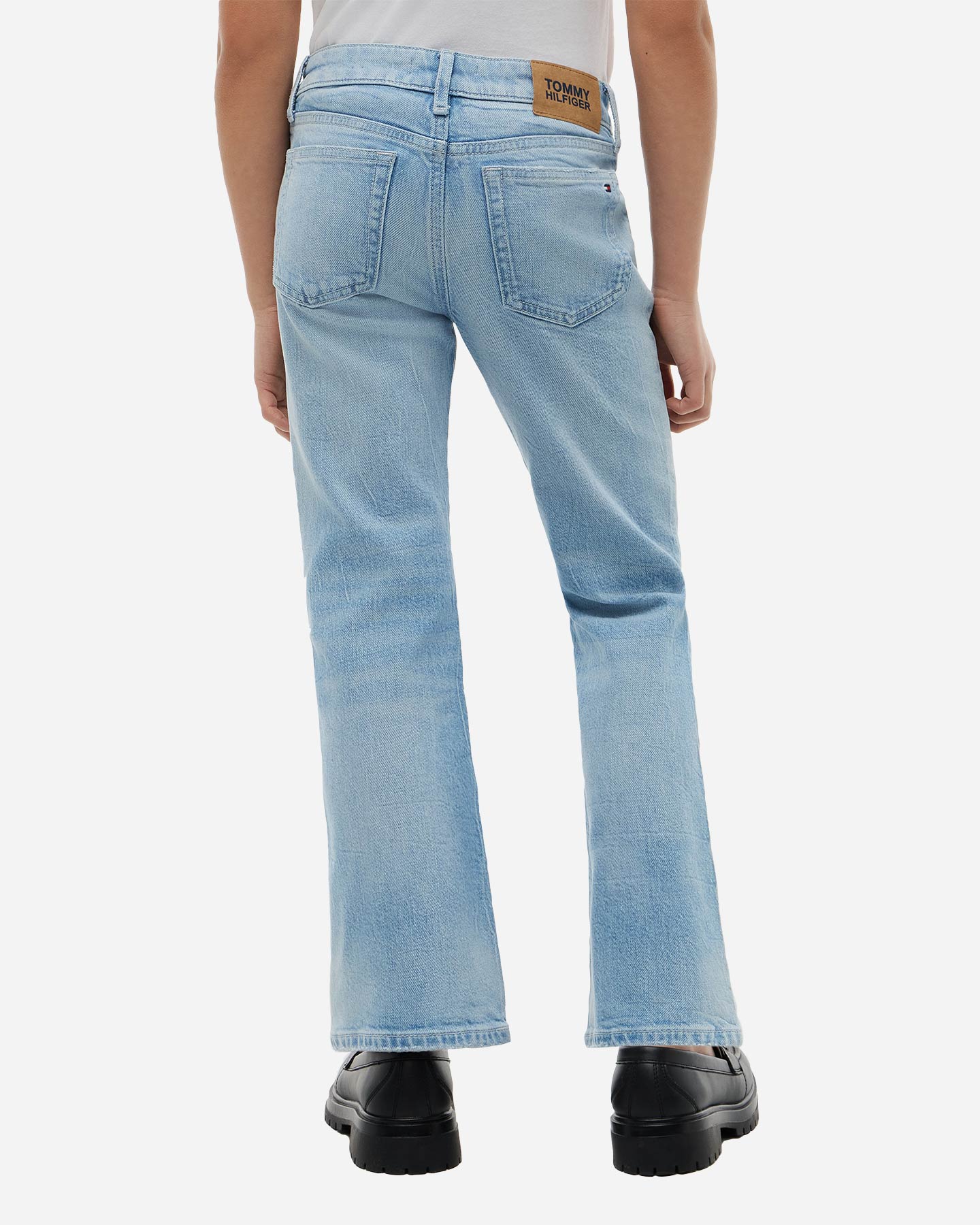 Jeans TOMMY HILFIGER FLARE POCKETS JR - Blu - 2 | Cisalfa Sport