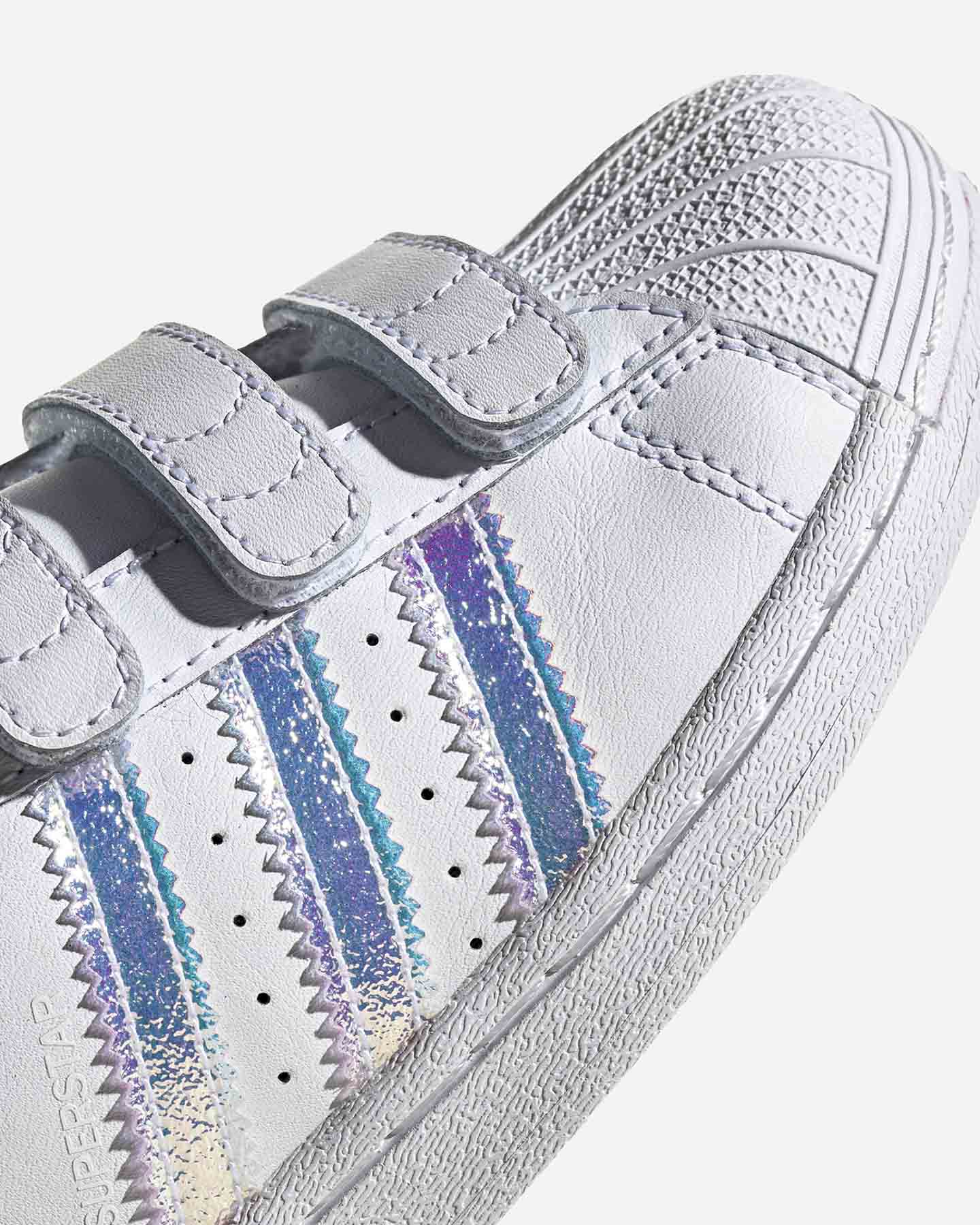 Scarpe sneakers ADIDAS SUPERSTAR JR - Bianco - 5 | Cisalfa Sport
