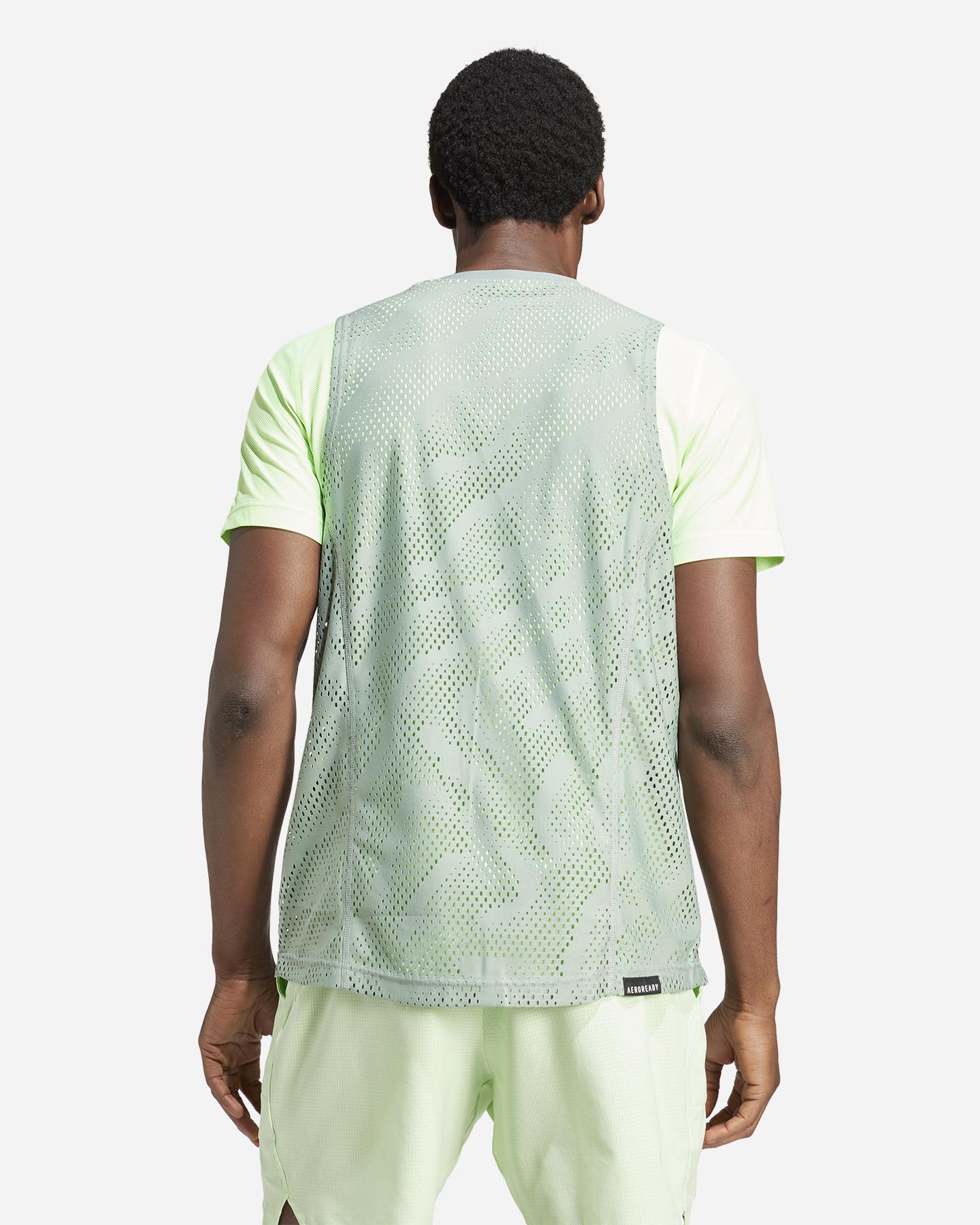 T-shirt tennis ADIDAS AO23 SASHA M - Verde - 2 | Cisalfa Sport