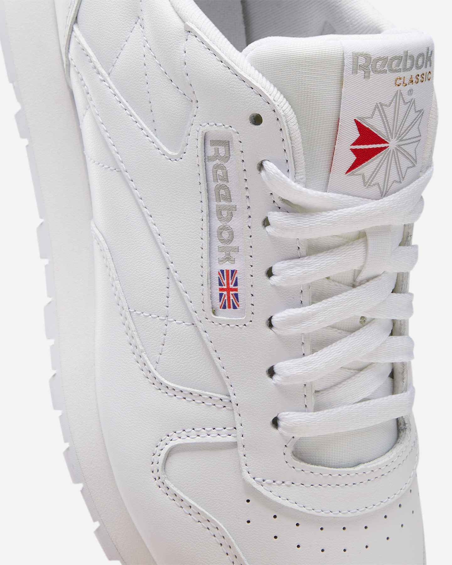 Scarpe sneakers REEBOK CLASSIC LEATHER M - Bianco - 5 | Cisalfa Sport
