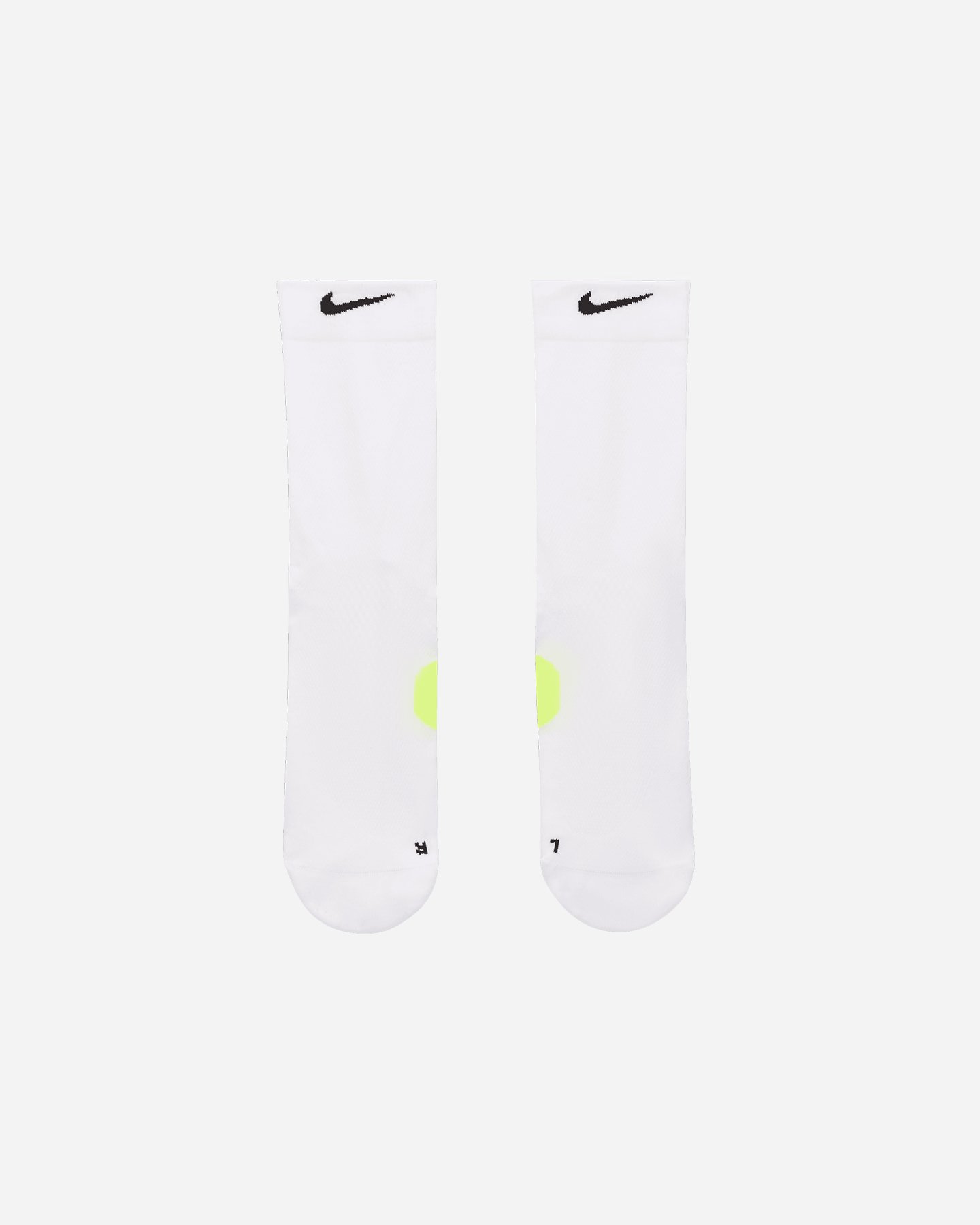 Calze running NIKE FAST  - Bianco - 1 | Cisalfa Sport