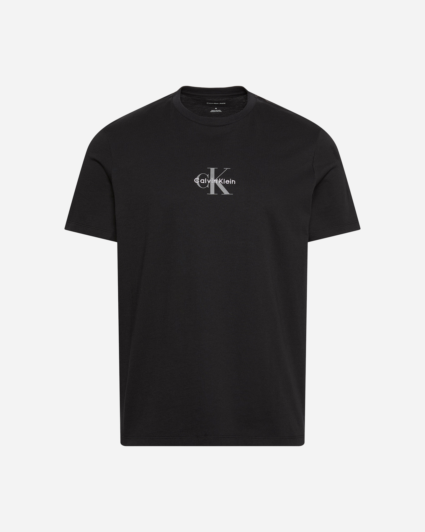 T-shirt CALVIN KLEIN JEANS MICRO MONOLOGO M - Nero - 0 | Cisalfa Sport