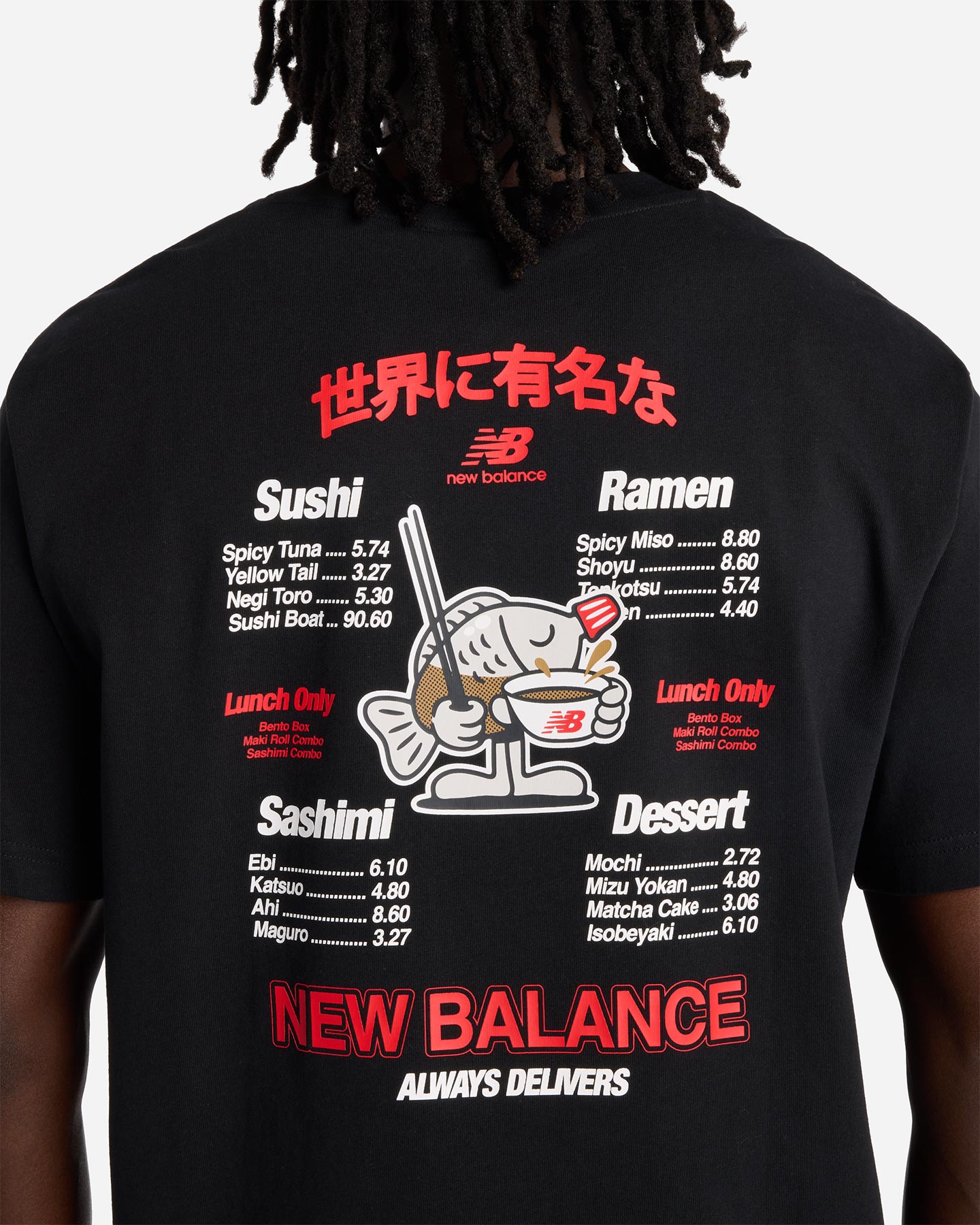 T-shirt NEW BALANCE ATHLETICS GRAPHICS RAMEN M - Nero - 5 | Cisalfa Sport