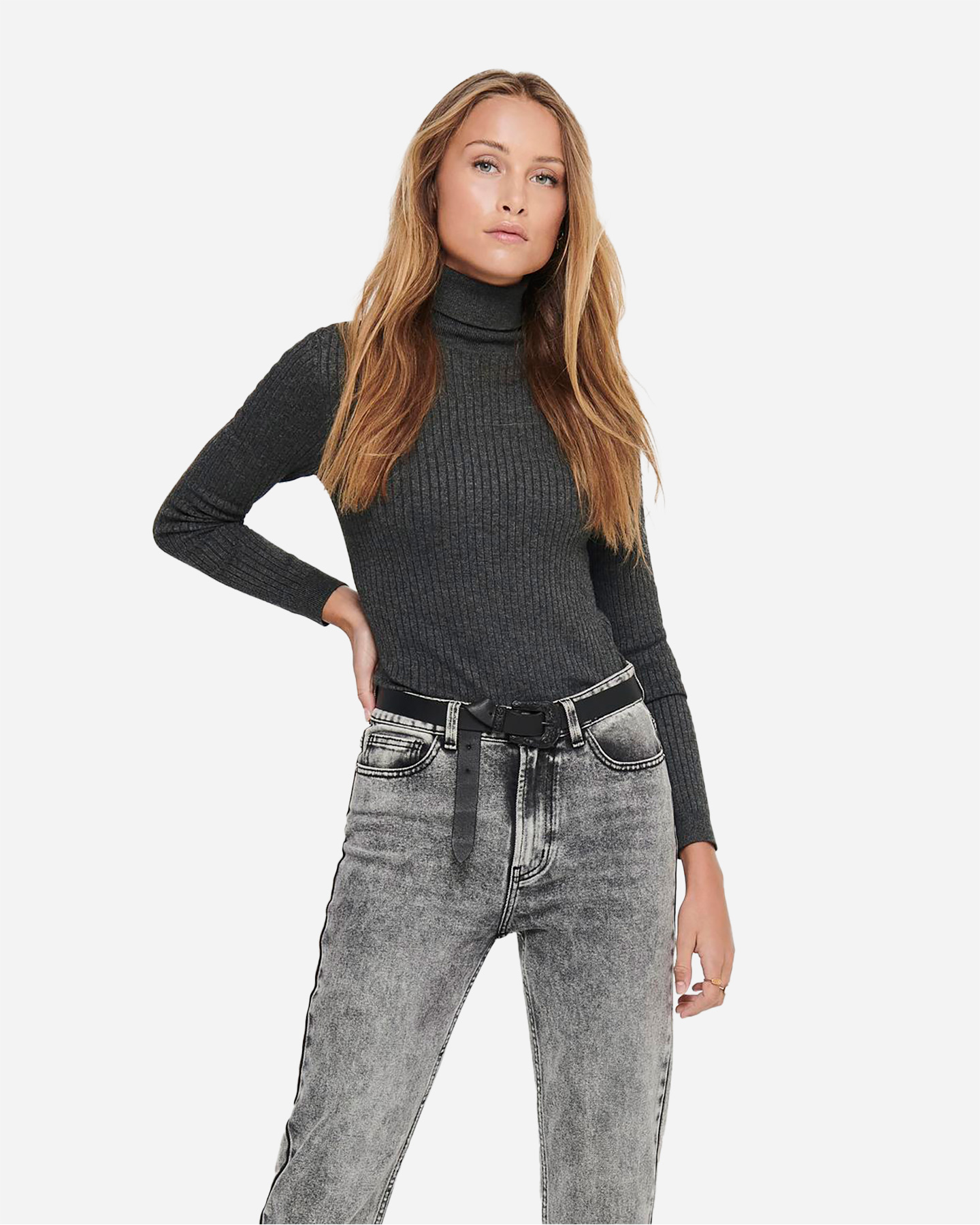 Maglione ONLY KAROL LUPETTO W - Grigio - 2 | Cisalfa Sport