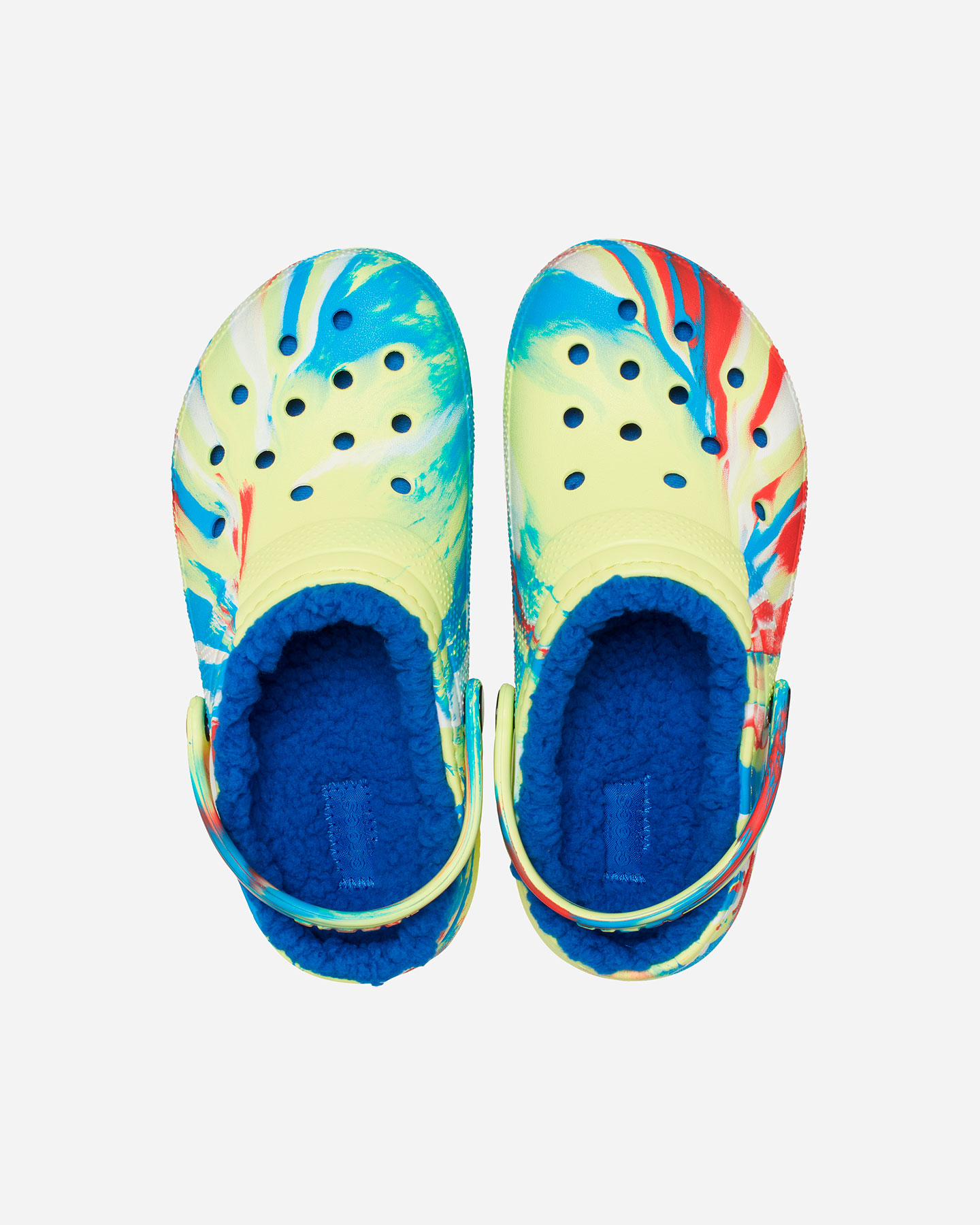Sandali CROCS LINED MARBLED CG JR - Color mix - 0 | Cisalfa Sport